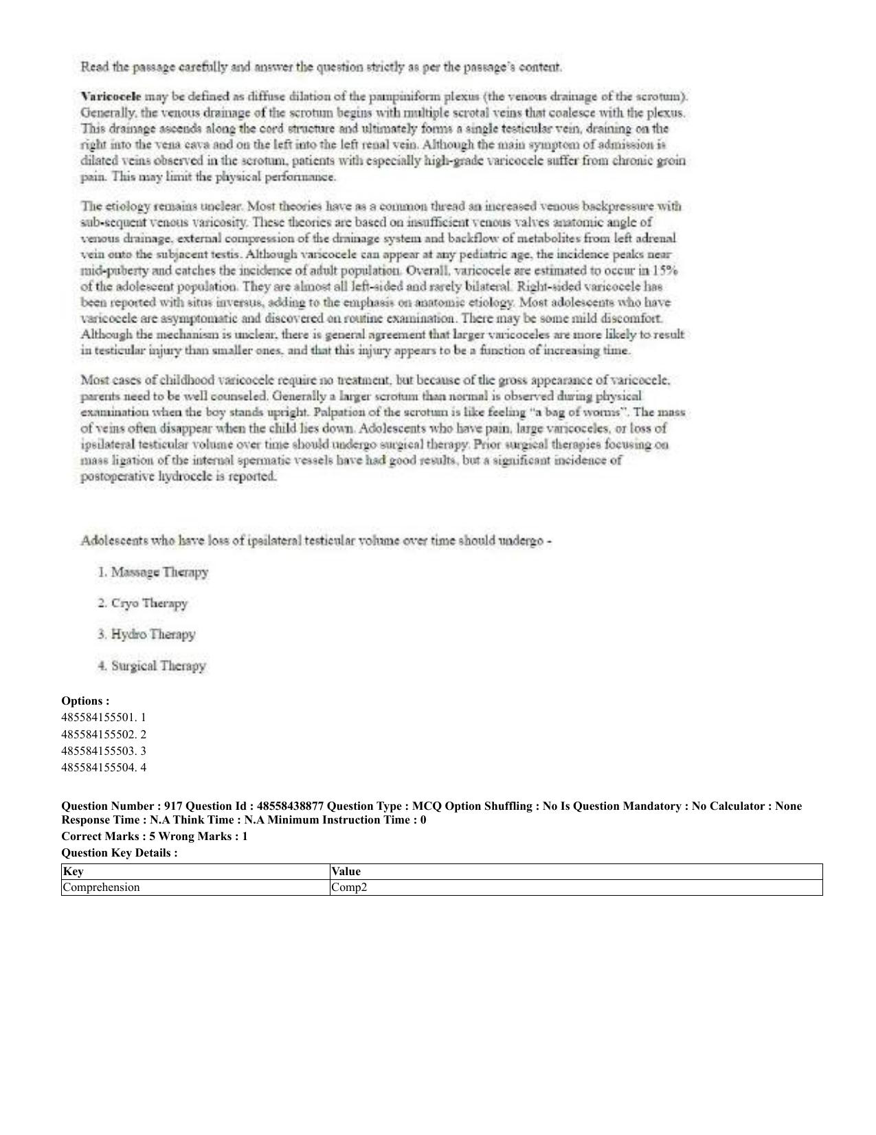 CUET 2023 English Urdu Shift 3 Question Papers - 02 Jul 2023 - Page 473