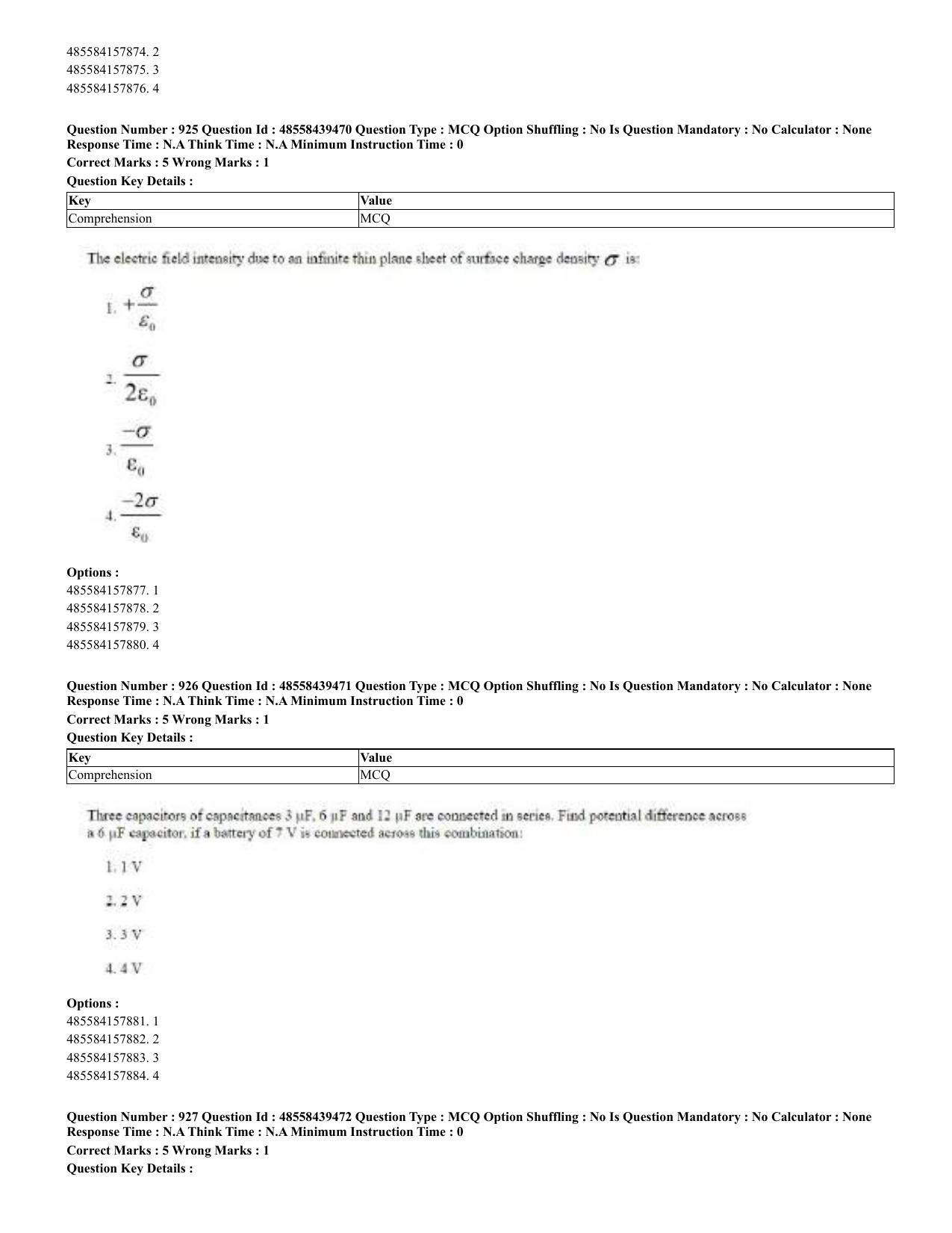 CUET 2023 English Urdu Shift 3 Question Papers - 02 Jul 2023 - Page 480