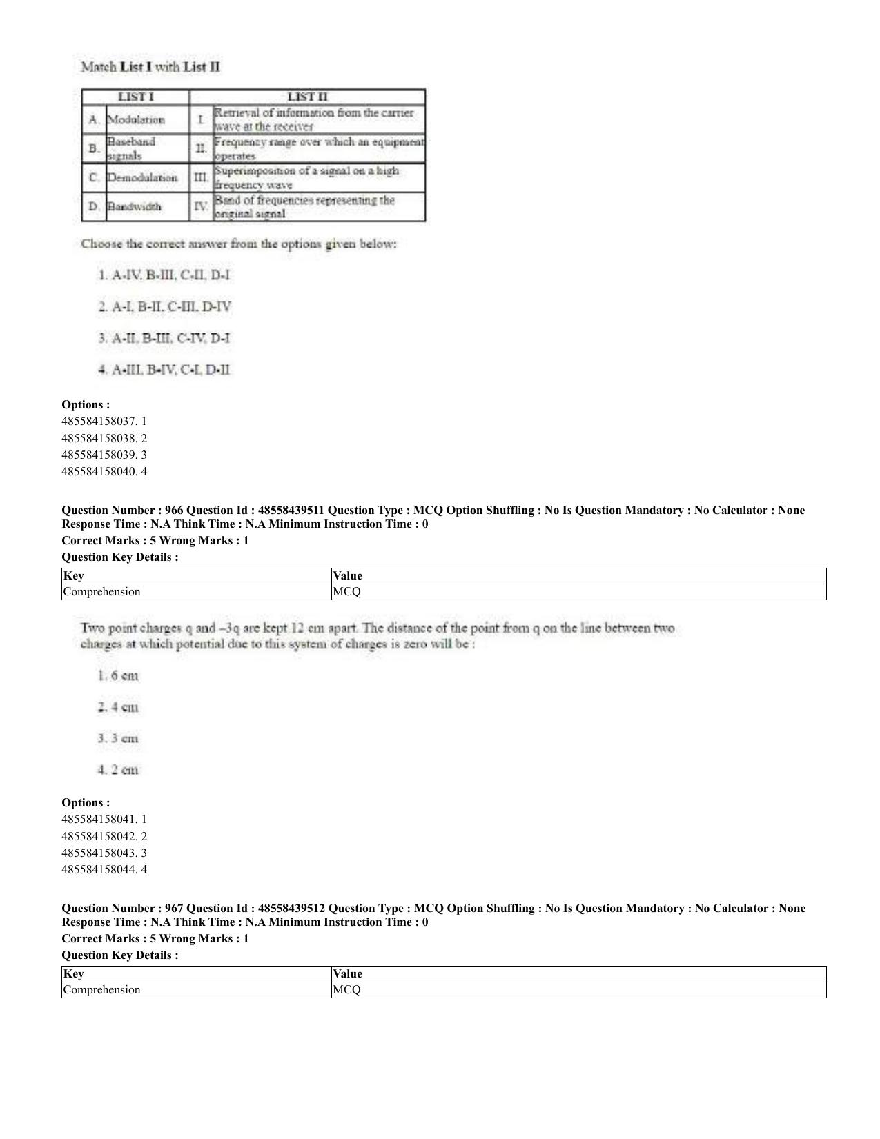 CUET 2023 English Urdu Shift 3 Question Papers - 02 Jul 2023 - Page 500