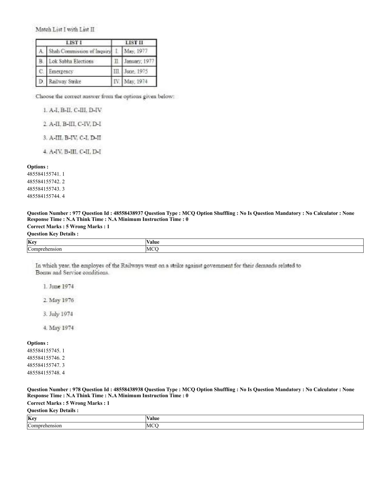 CUET 2023 English Urdu Shift 3 Question Papers - 02 Jul 2023 - Page 506