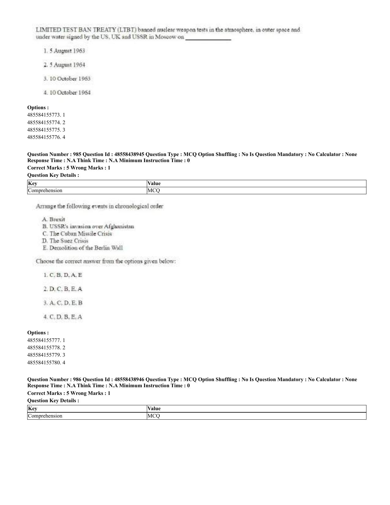 CUET 2023 English Urdu Shift 3 Question Papers - 02 Jul 2023 - Page 510