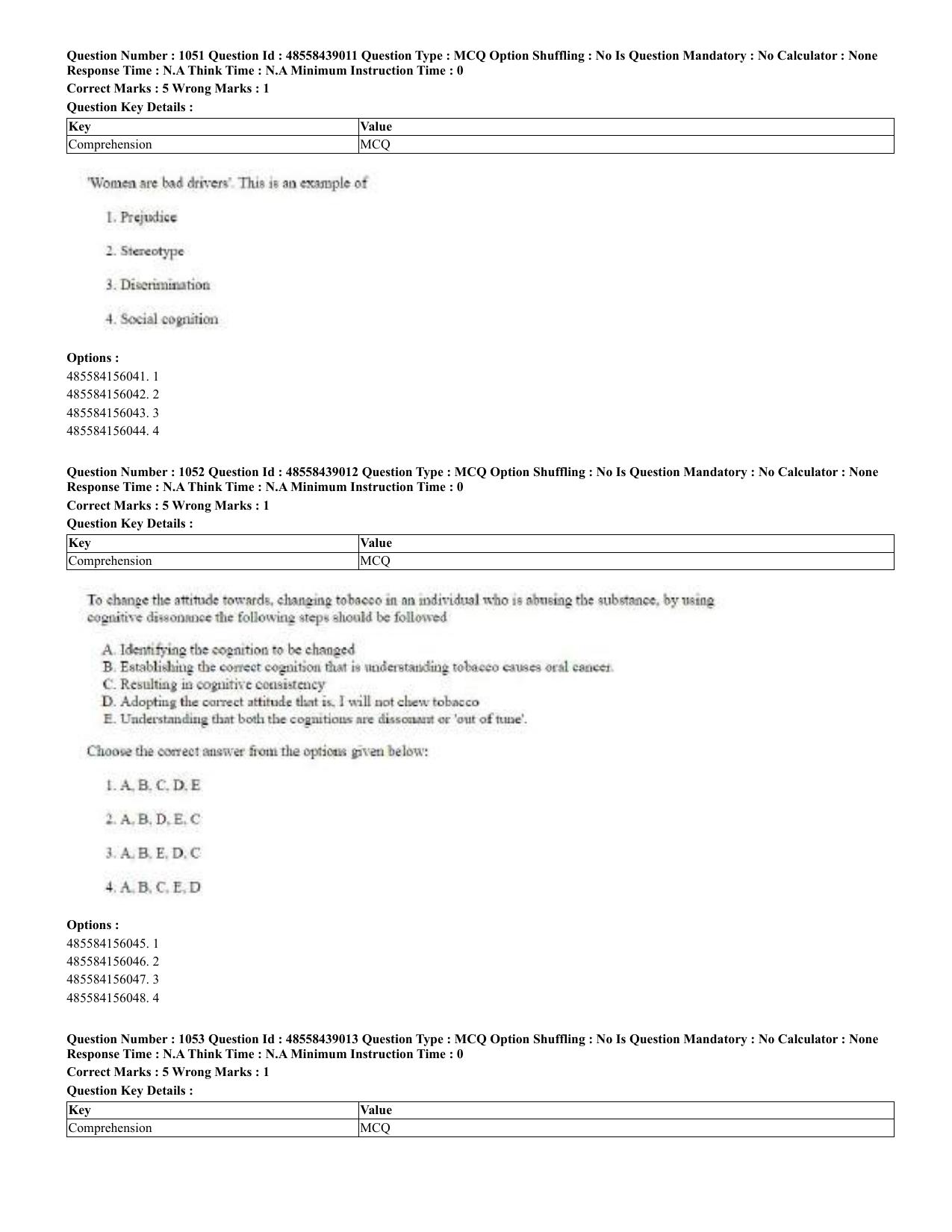 CUET 2023 English Urdu Shift 3 Question Papers - 02 Jul 2023 - Page 542