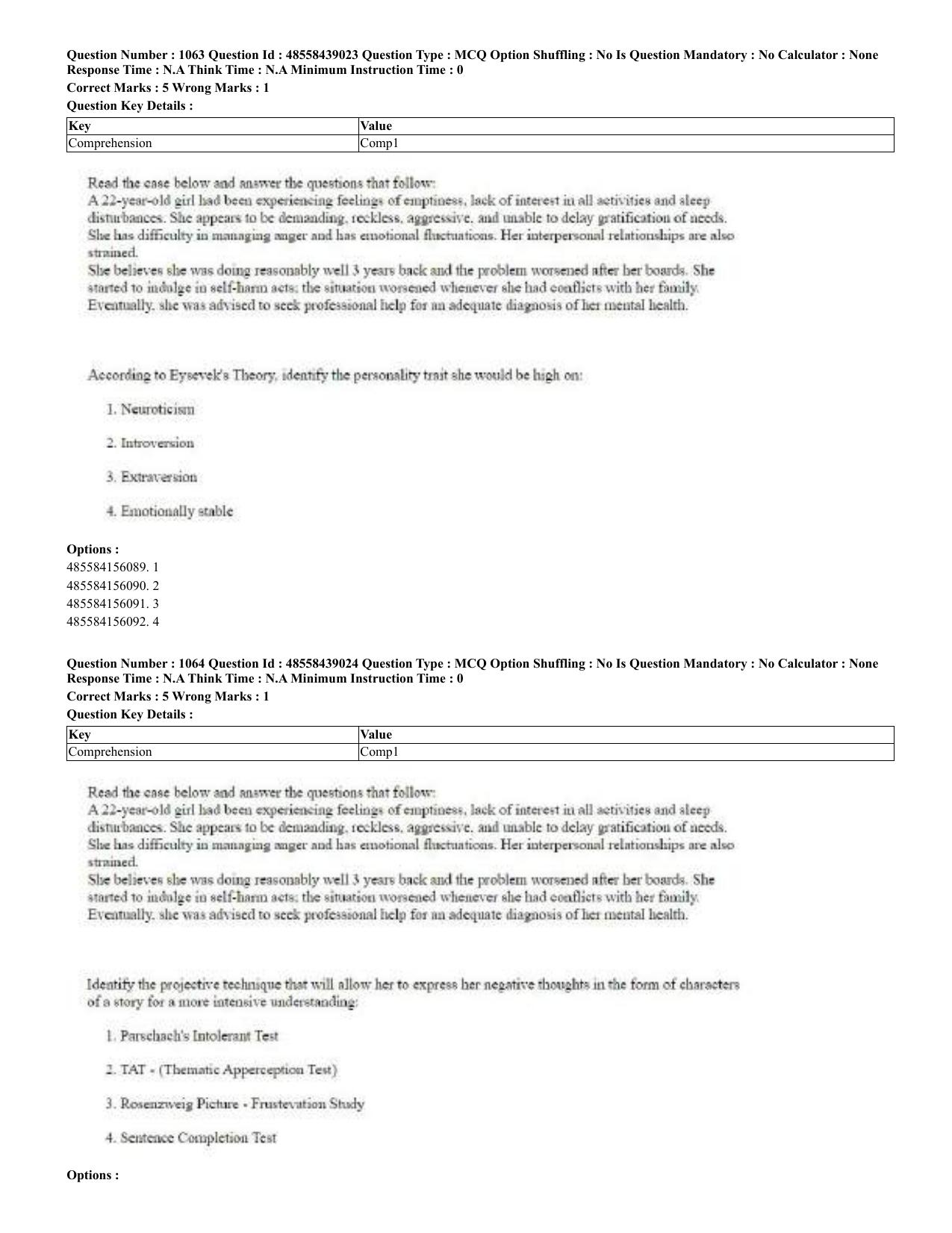 CUET 2023 English Urdu Shift 3 Question Papers - 02 Jul 2023 - Page 548