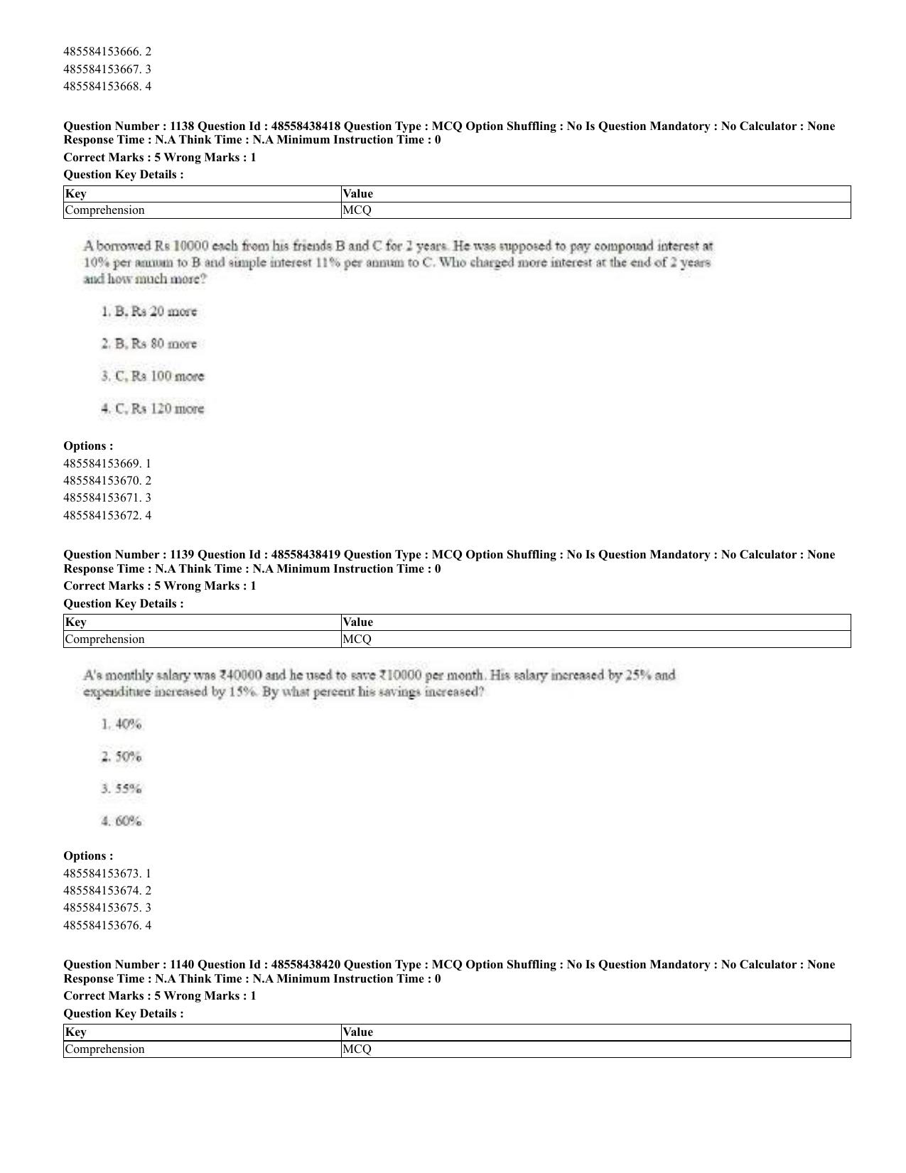 CUET 2023 English Urdu Shift 3 Question Papers - 02 Jul 2023 - Page 587