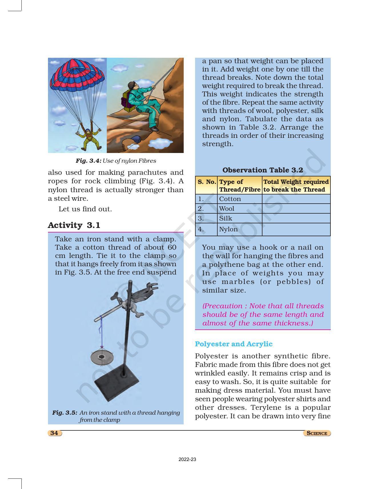 NCERT Book for Class 8 Science Chapter 3 Synthetic Fibres and Plastics - Page 3