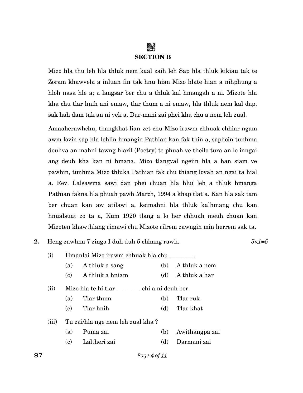 CBSE Class 12 97_Mizo 2023 Question Paper - Page 4