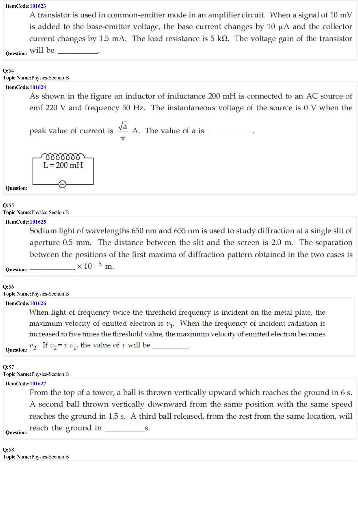 JEE Mains 2022: BTech English (Shift 1) 24-06-2022 Question Paper - Page 15