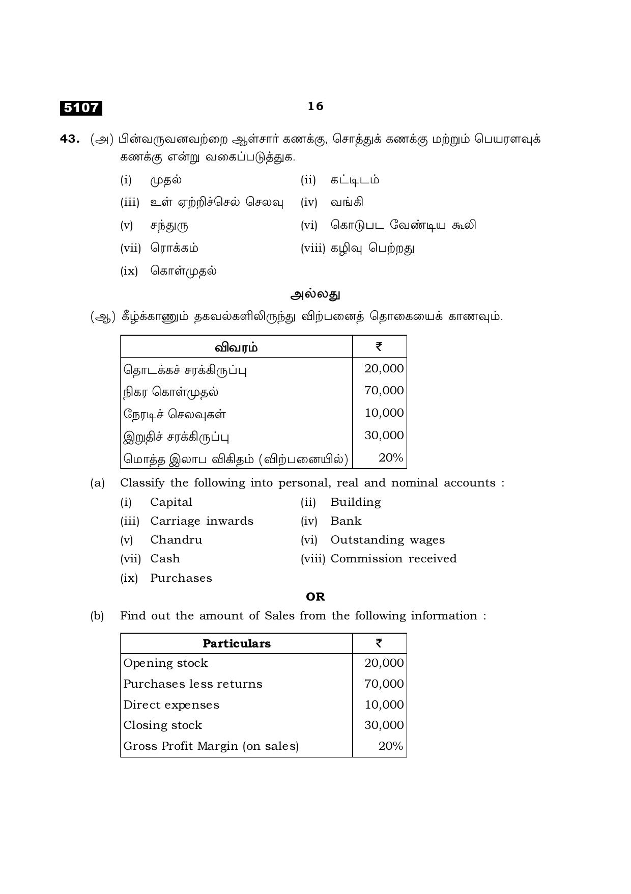 TN Class 11 2021 Question Papers (All Subjects) - Page 296