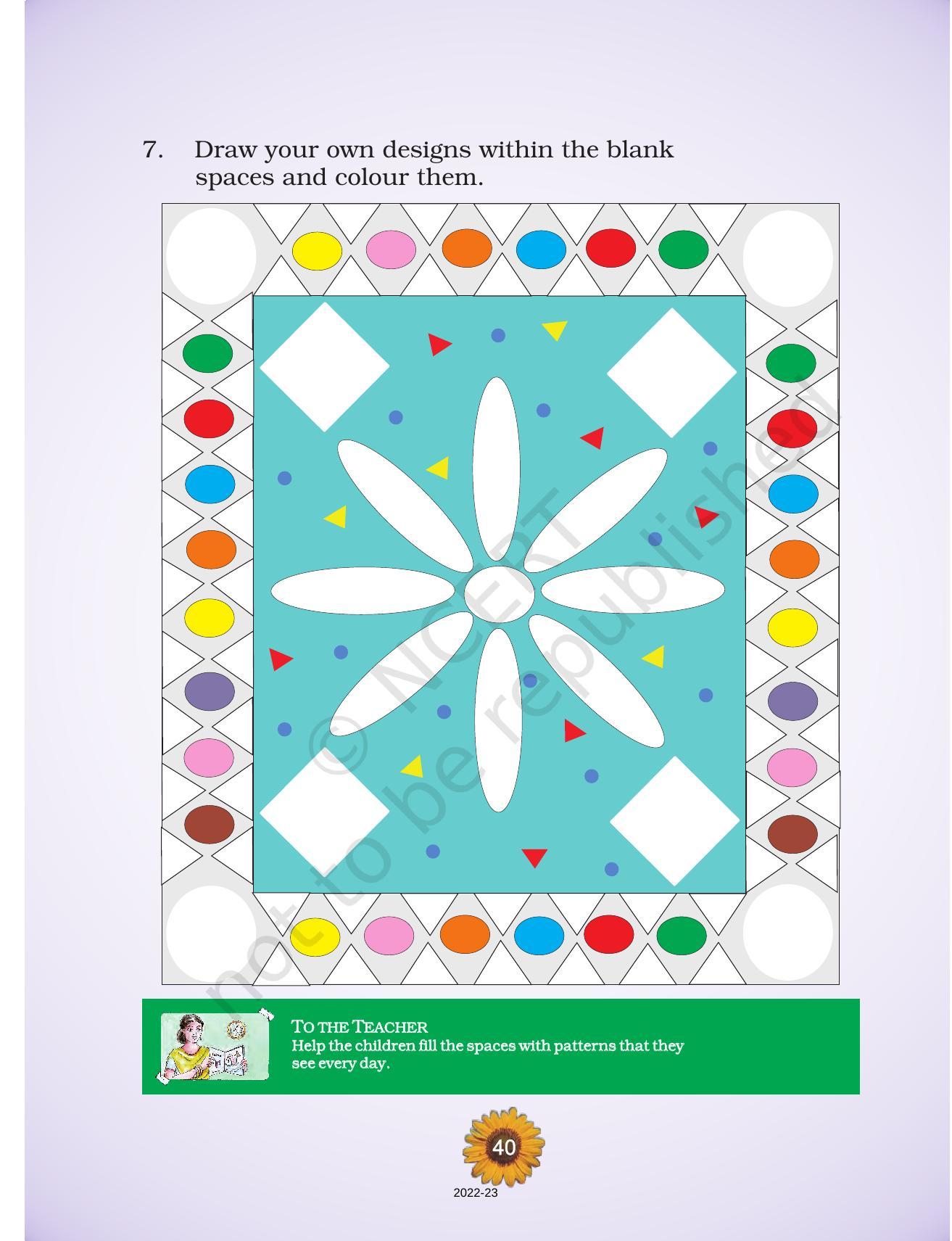 NCERT Book for Class 1 English (Raindrop):Unit 11-Shapes - Page 7
