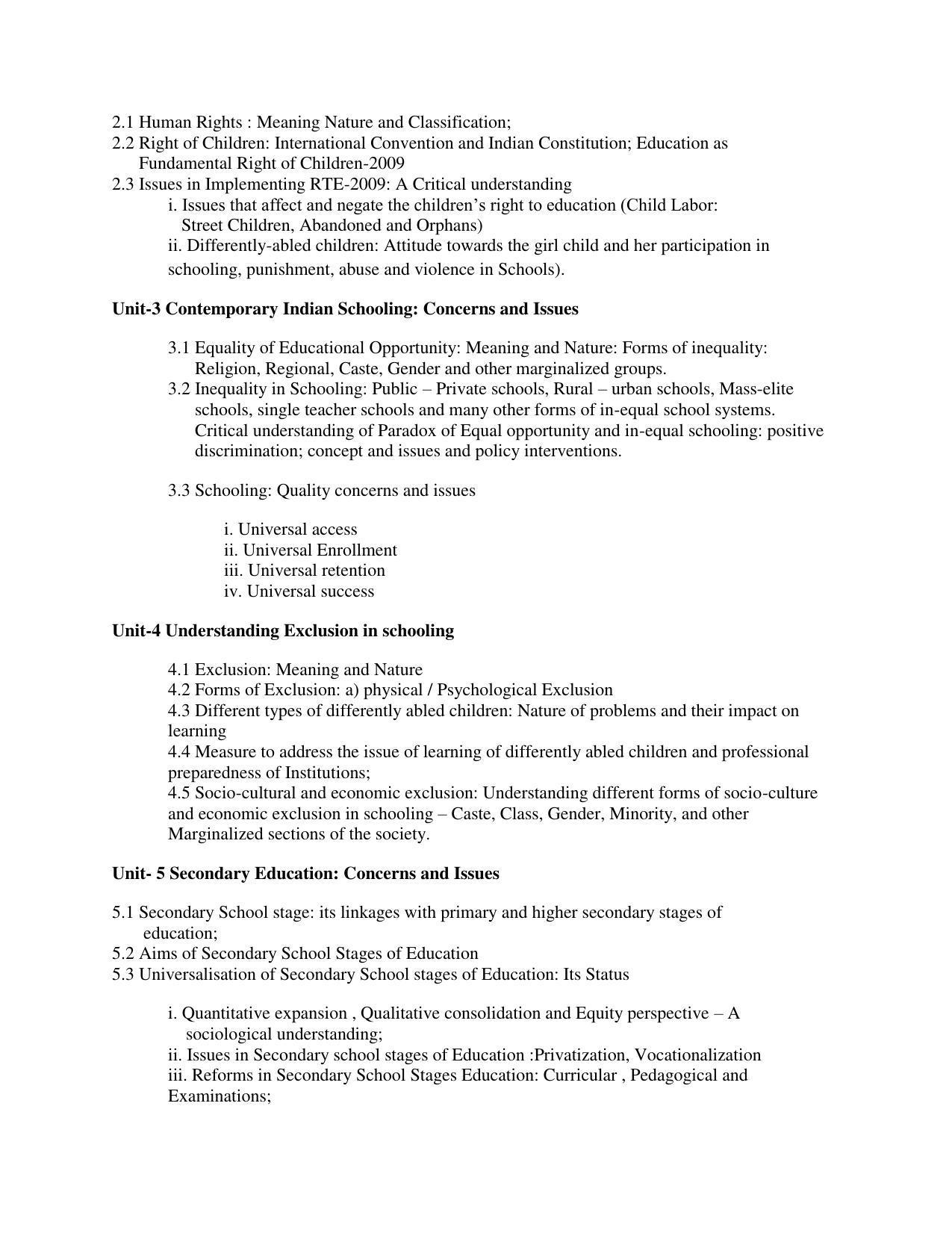 AP PGCET EDUCATION Syllabus - Page 3