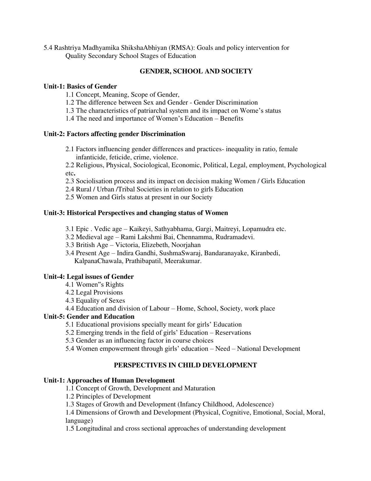 AP PGCET EDUCATION Syllabus - Page 4