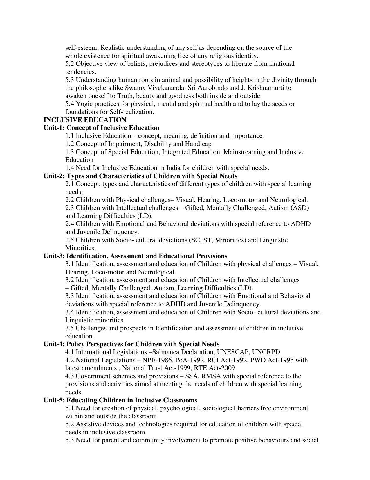 AP PGCET EDUCATION Syllabus - Page 9