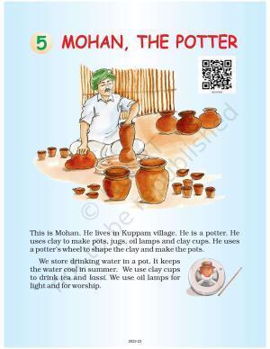 NCERT Book for Class 2 English (Raindrops):Chapter 5-Mohan, The Potter