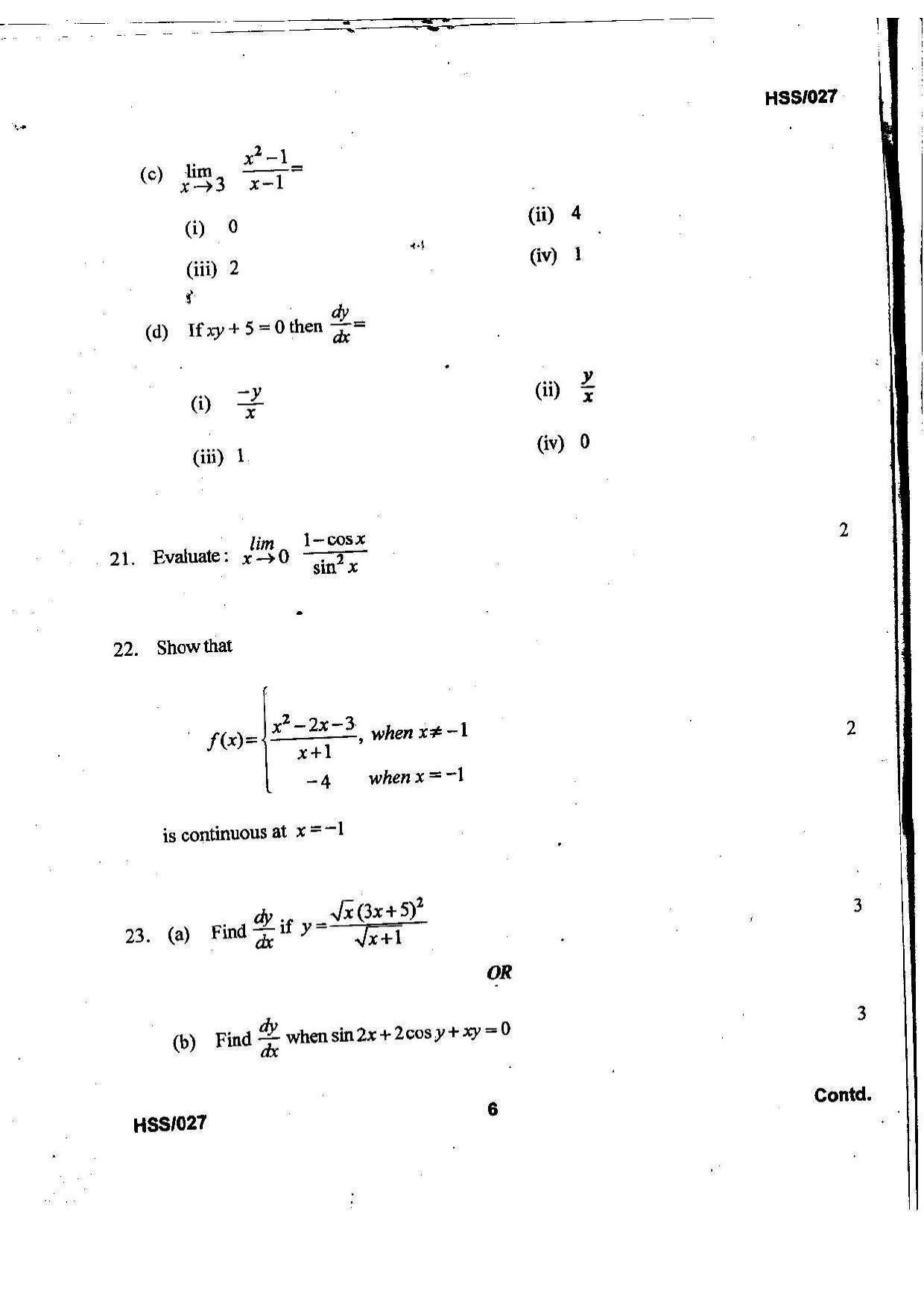 MBSE HSSLC 2021 Commerce Question Paper - Page 14