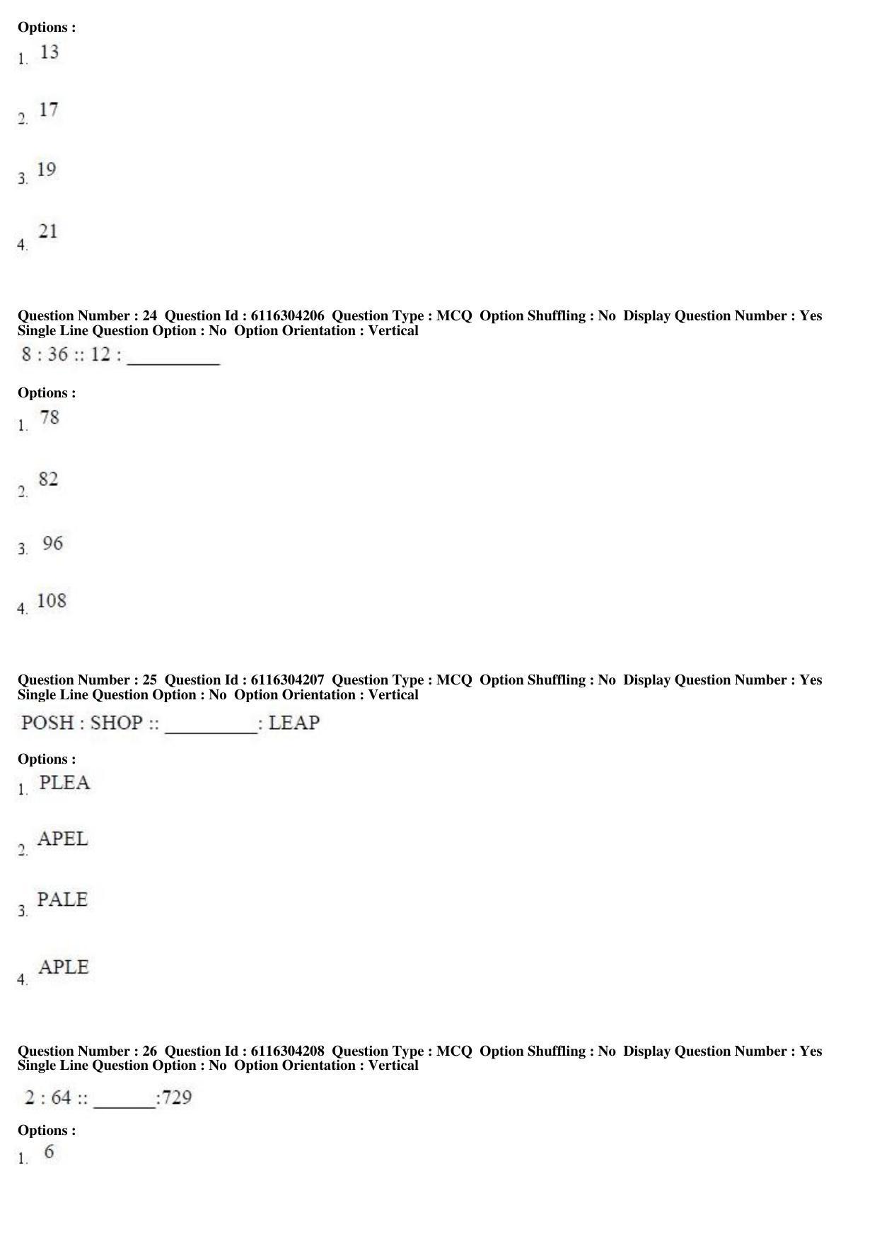AP ICET 2018 - Shift 1 Question Paper With Preliminary Keys - Page 12