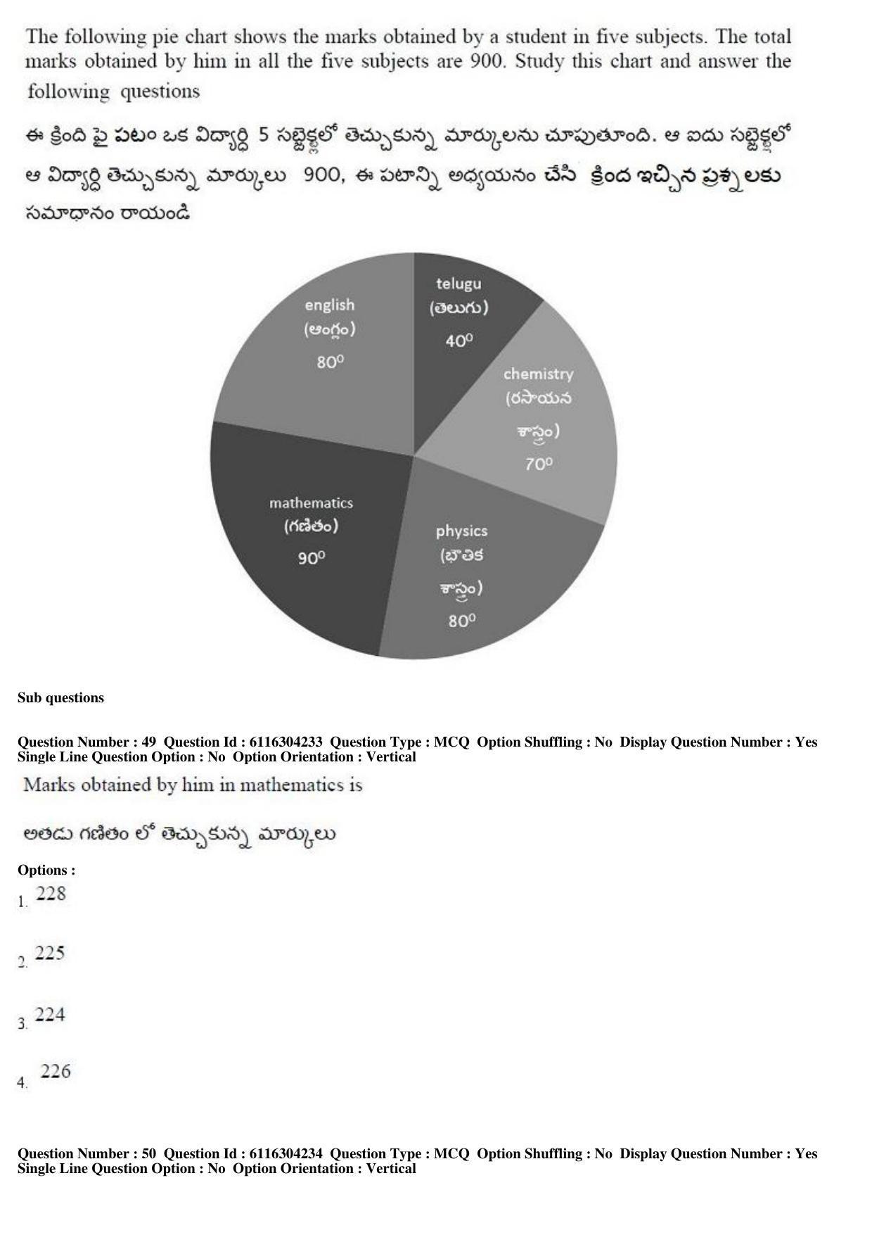 AP ICET 2018 - Shift 1 Question Paper With Preliminary Keys - Page 23