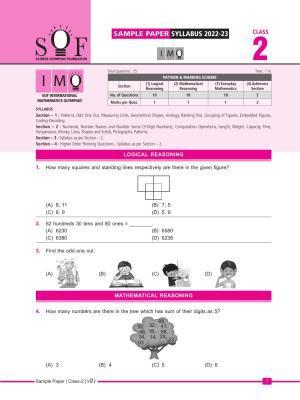 SOF IMO Sample Paper 2023 Class 2