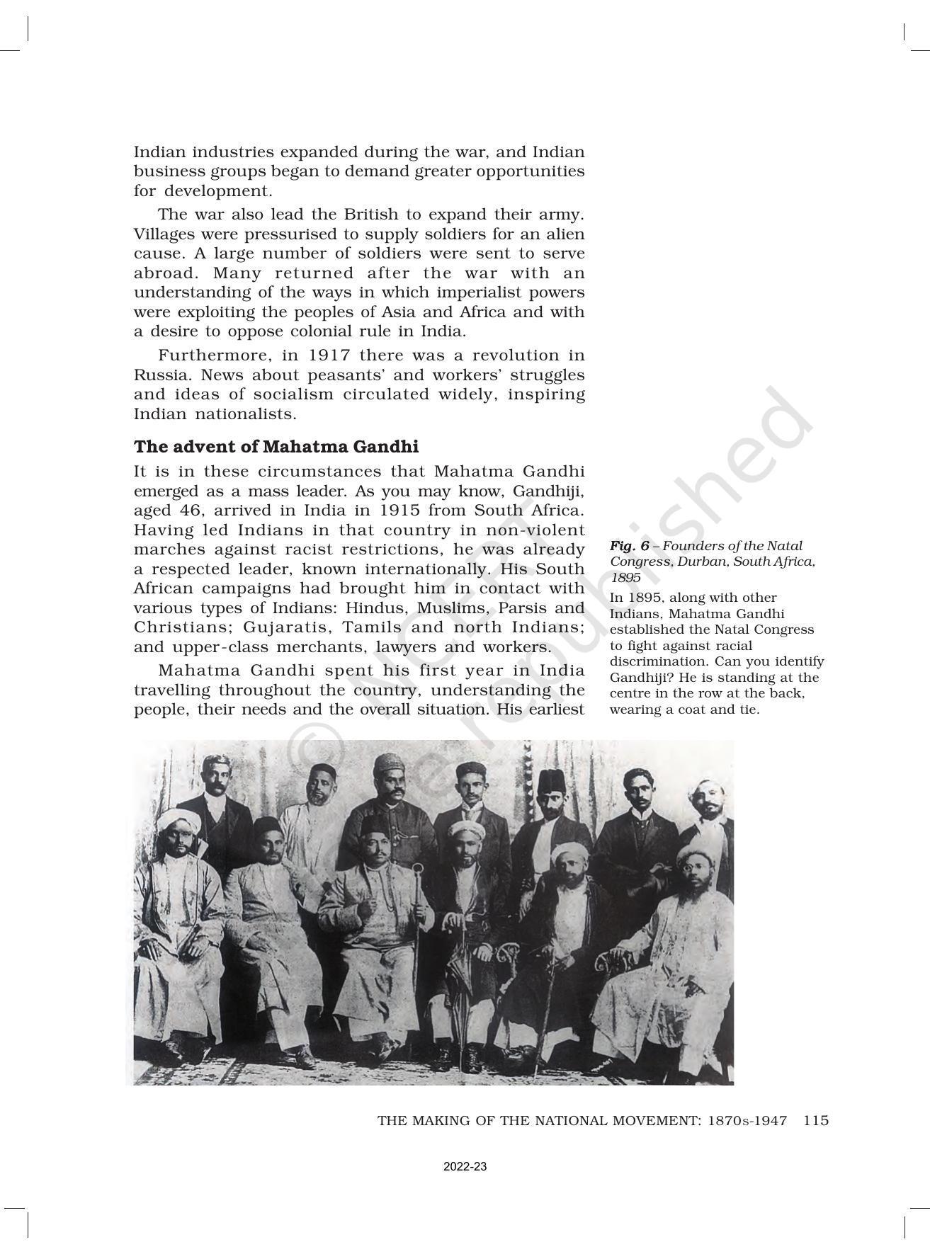 NCERT Book for Class 8 History Chapter 11 The Making of the National Movement: 1870s–1947 - Page 7