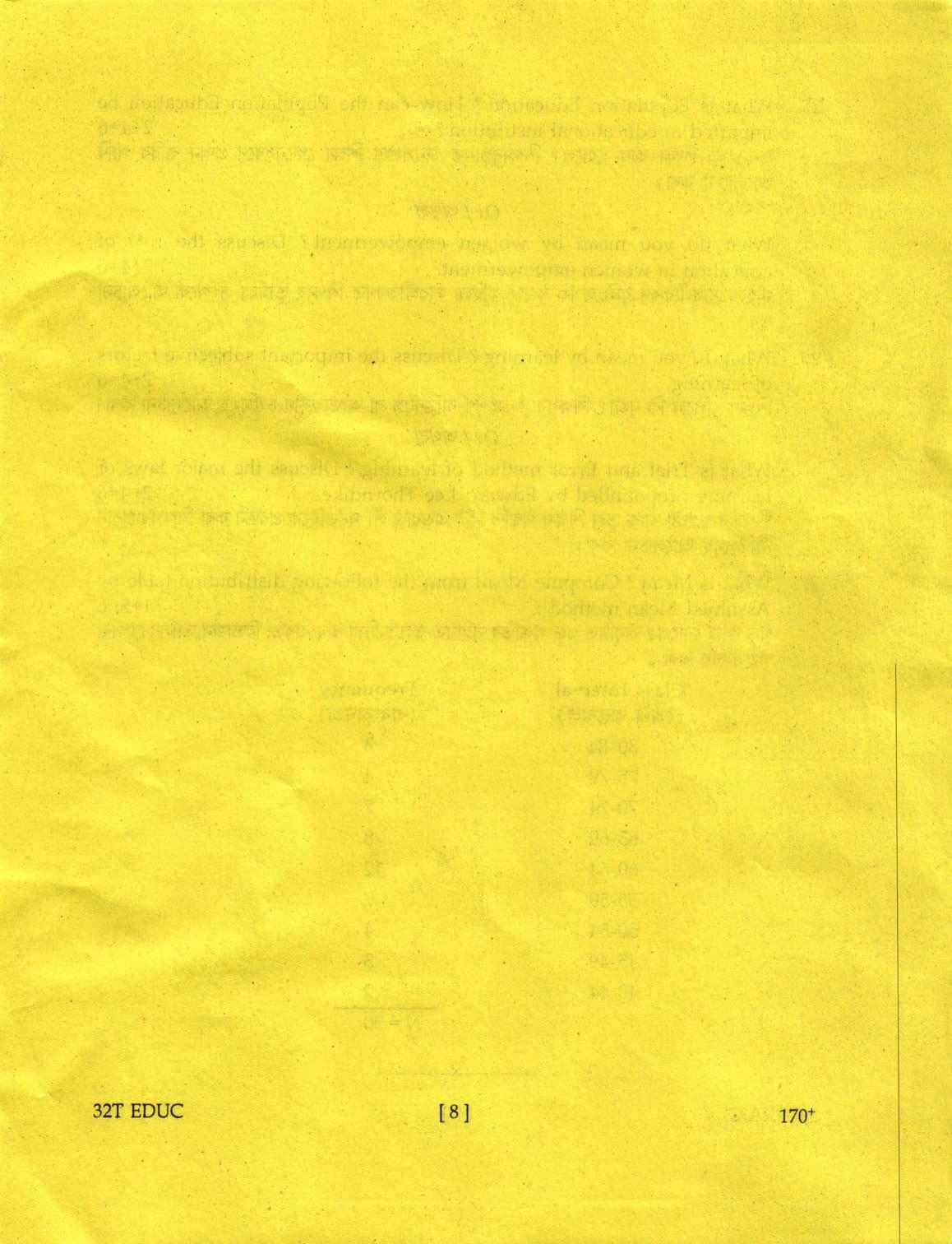 Assam HS 2nd Year Education 2022 Question Paper - Page 8