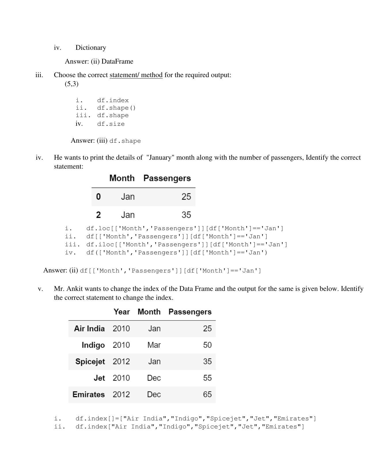 CBSE Class XII Informatics Practices Question Bank - Page 2