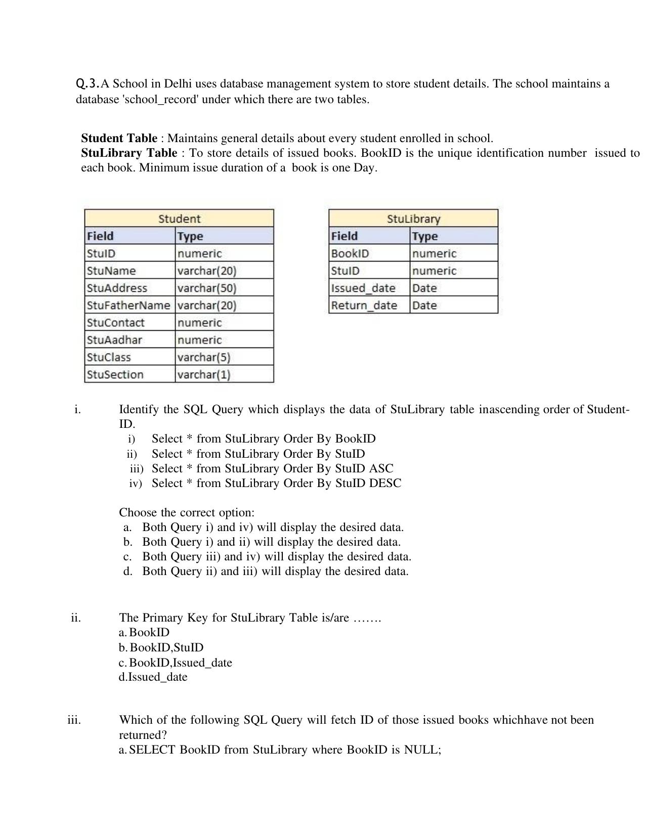 CBSE Class XII Informatics Practices Question Bank - Page 5