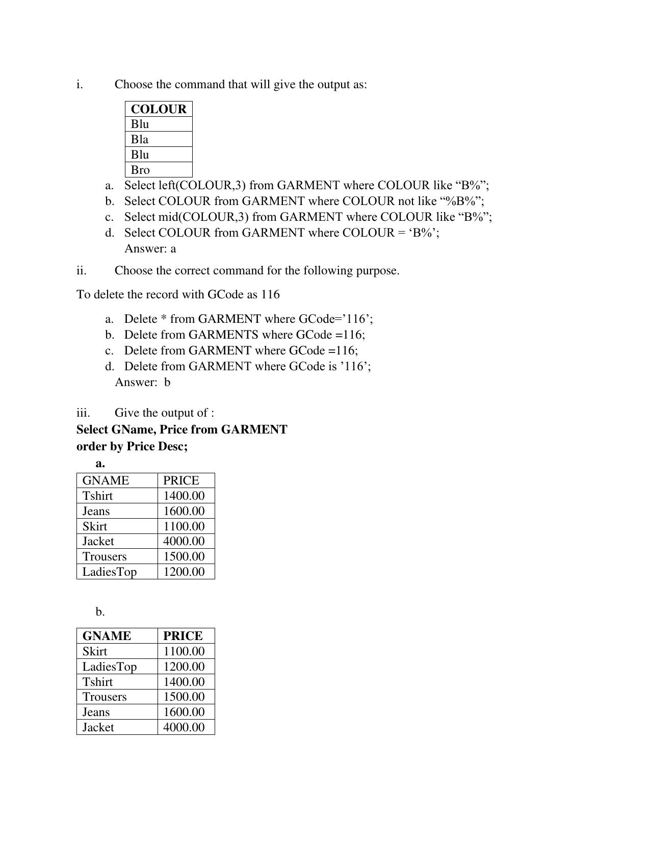 CBSE Class XII Informatics Practices Question Bank - Page 16
