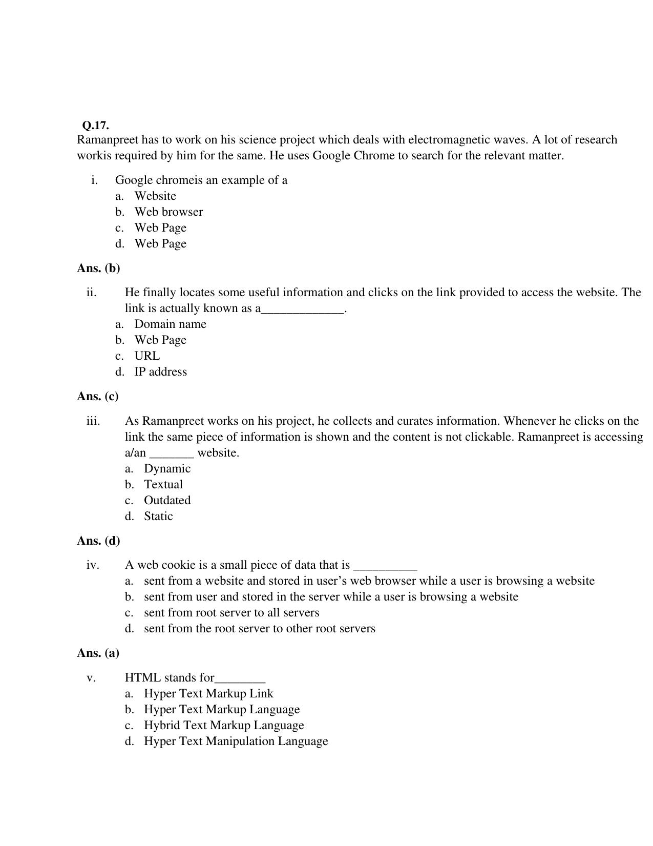 CBSE Class XII Informatics Practices Question Bank - Page 32