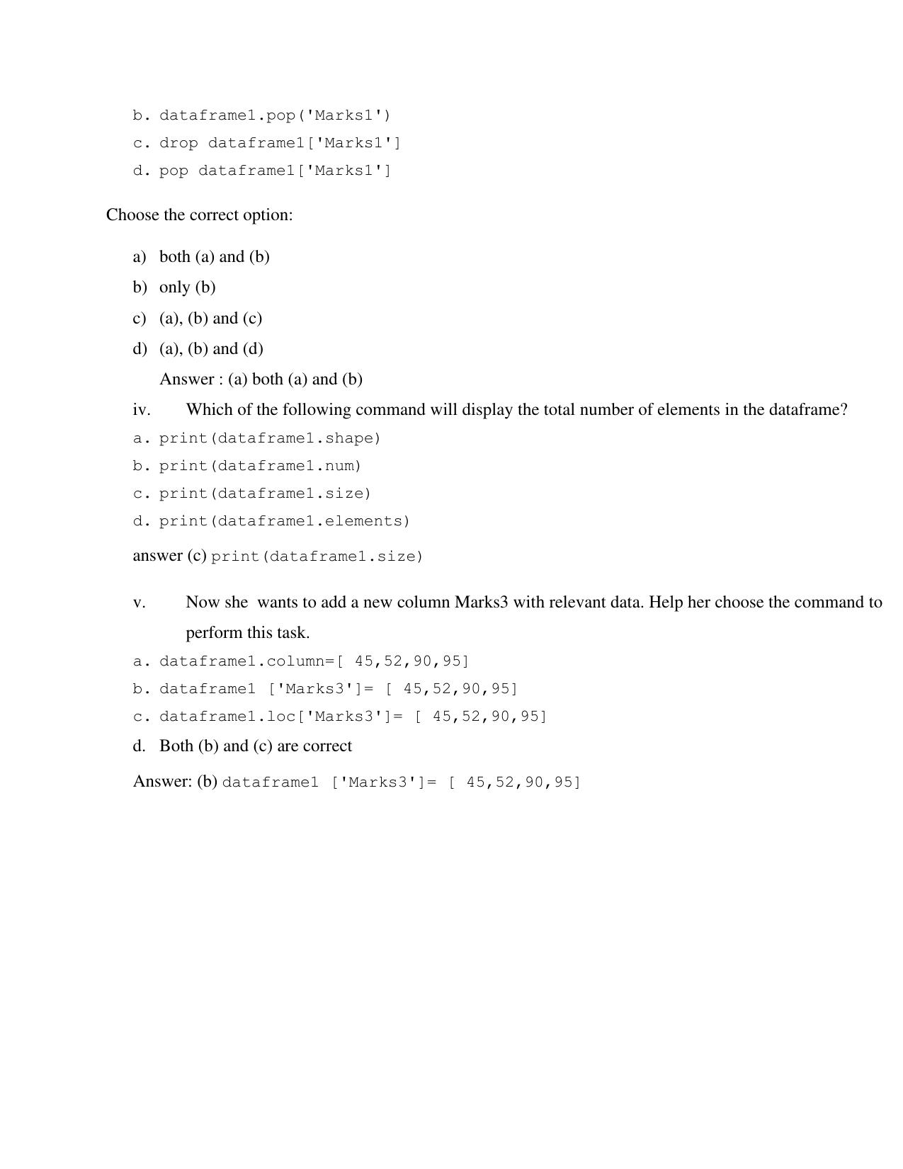 CBSE Class XII Informatics Practices Question Bank - Page 34