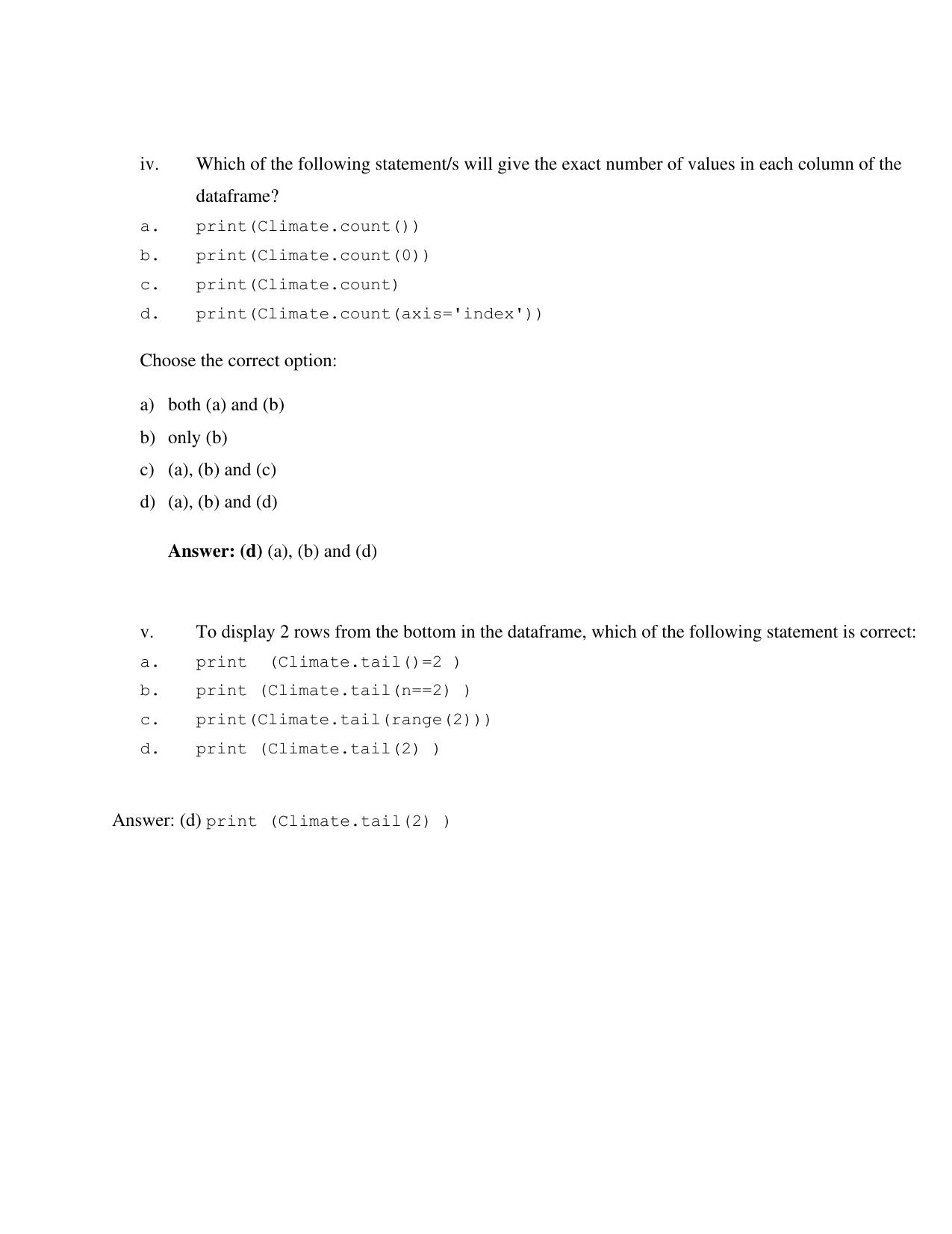 CBSE Class XII Informatics Practices Question Bank - Page 36