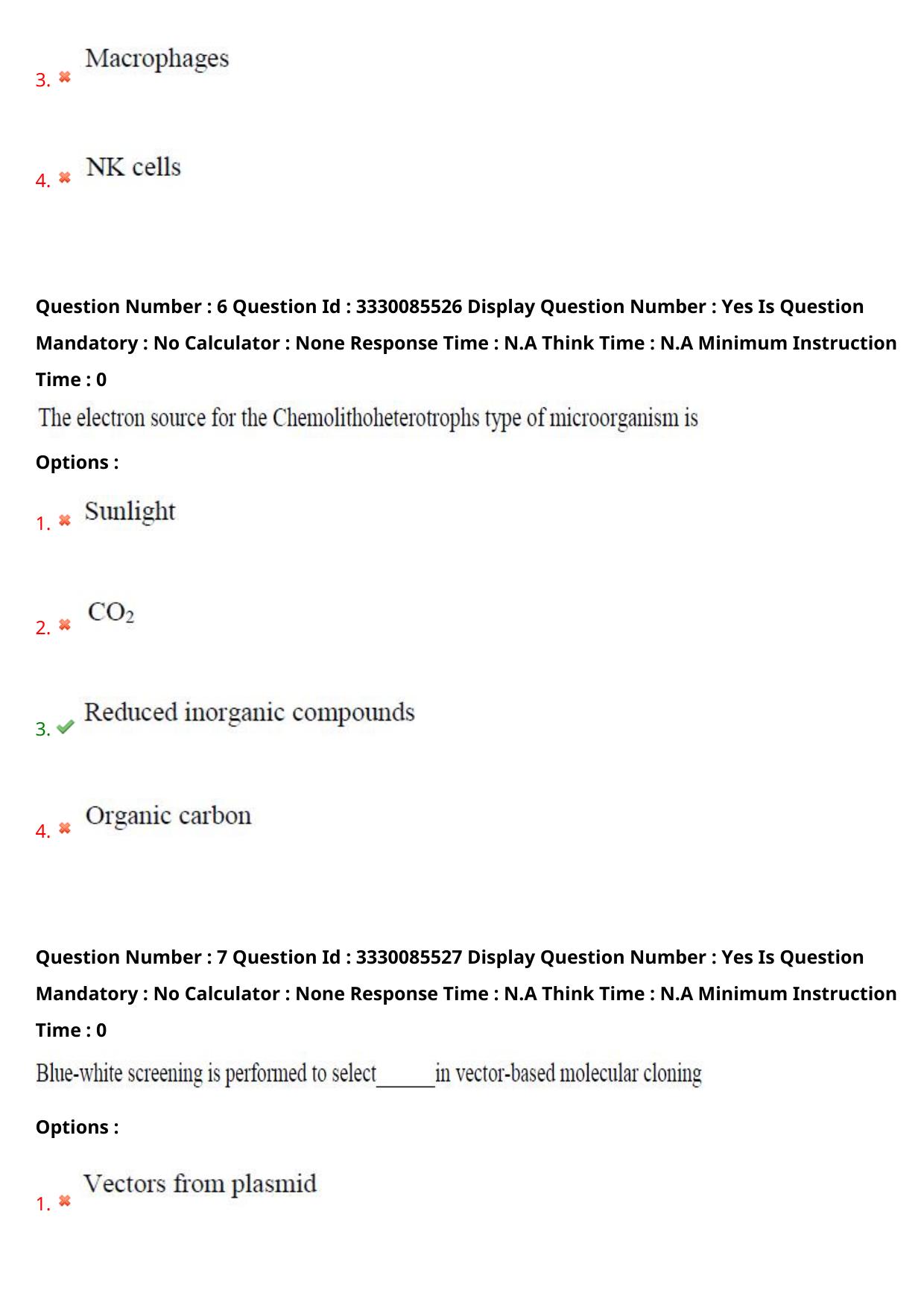 AP PGECET 2024 Biotechnology Question Paper with Preliminary Key - Page 5