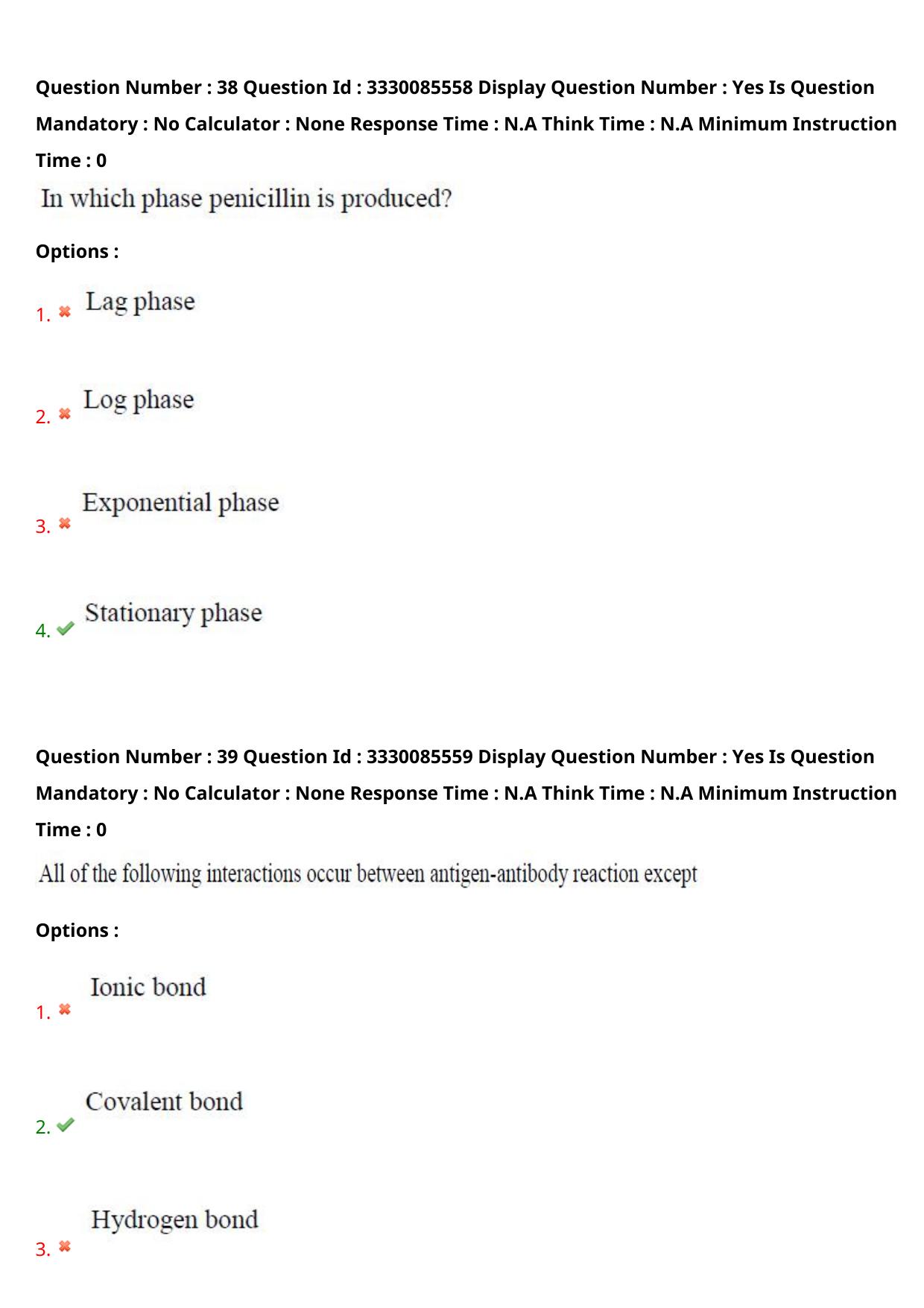 AP PGECET 2024 Biotechnology Question Paper with Preliminary Key - Page 24