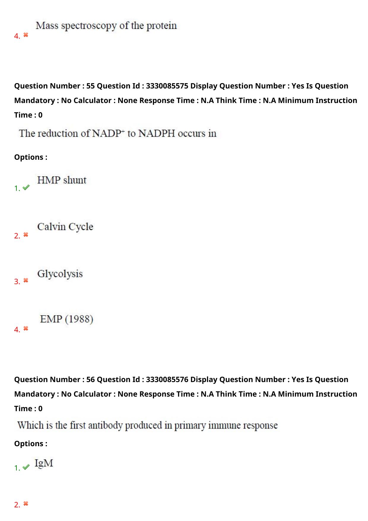 AP PGECET 2024 Biotechnology Question Paper with Preliminary Key - Page 34
