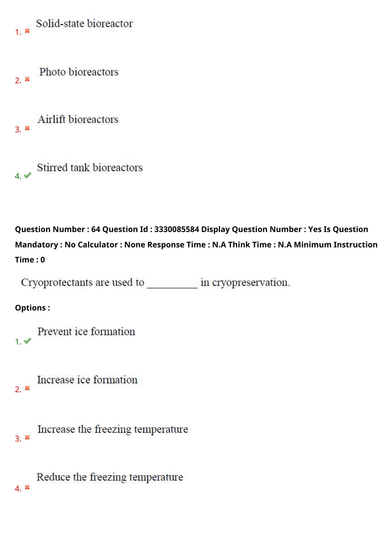 AP PGECET 2024 Biotechnology Question Paper with Preliminary Key - Page 39