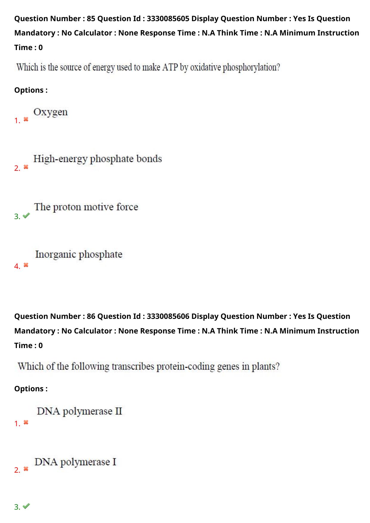 AP PGECET 2024 Biotechnology Question Paper with Preliminary Key - Page 52