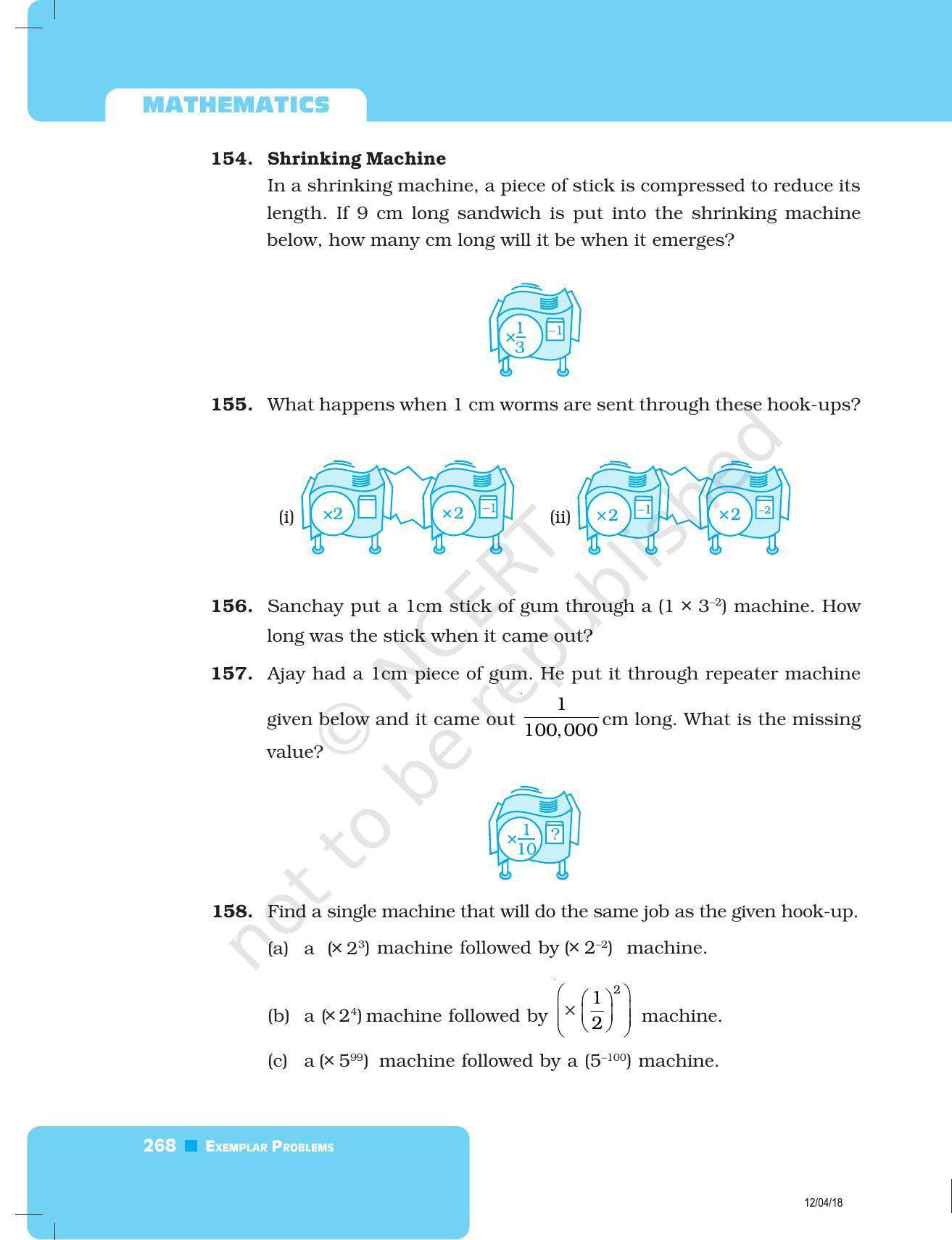 NCERT Exemplar Book for Class 8 Maths: Chapter 8- Exponents and Powers - Page 24