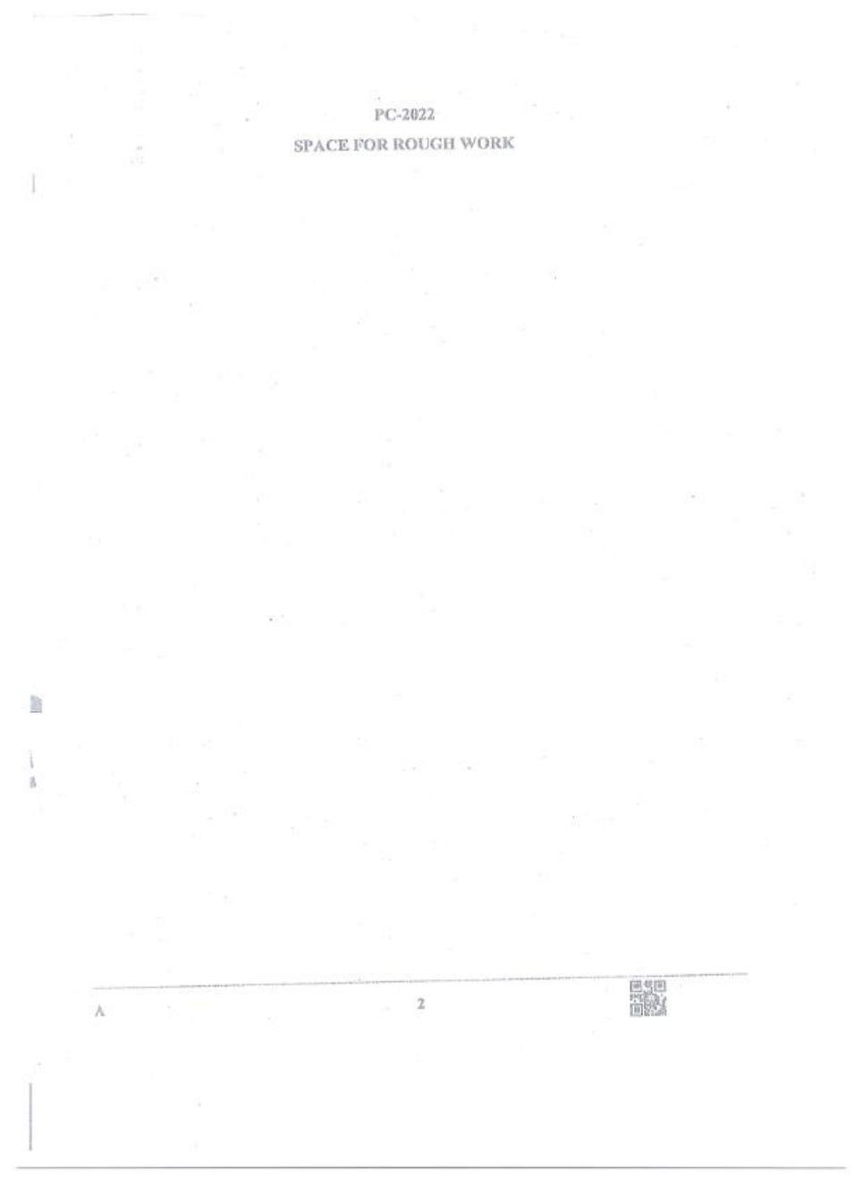 WBJEE 2022 Physics & Chemistry Paper - Page 2