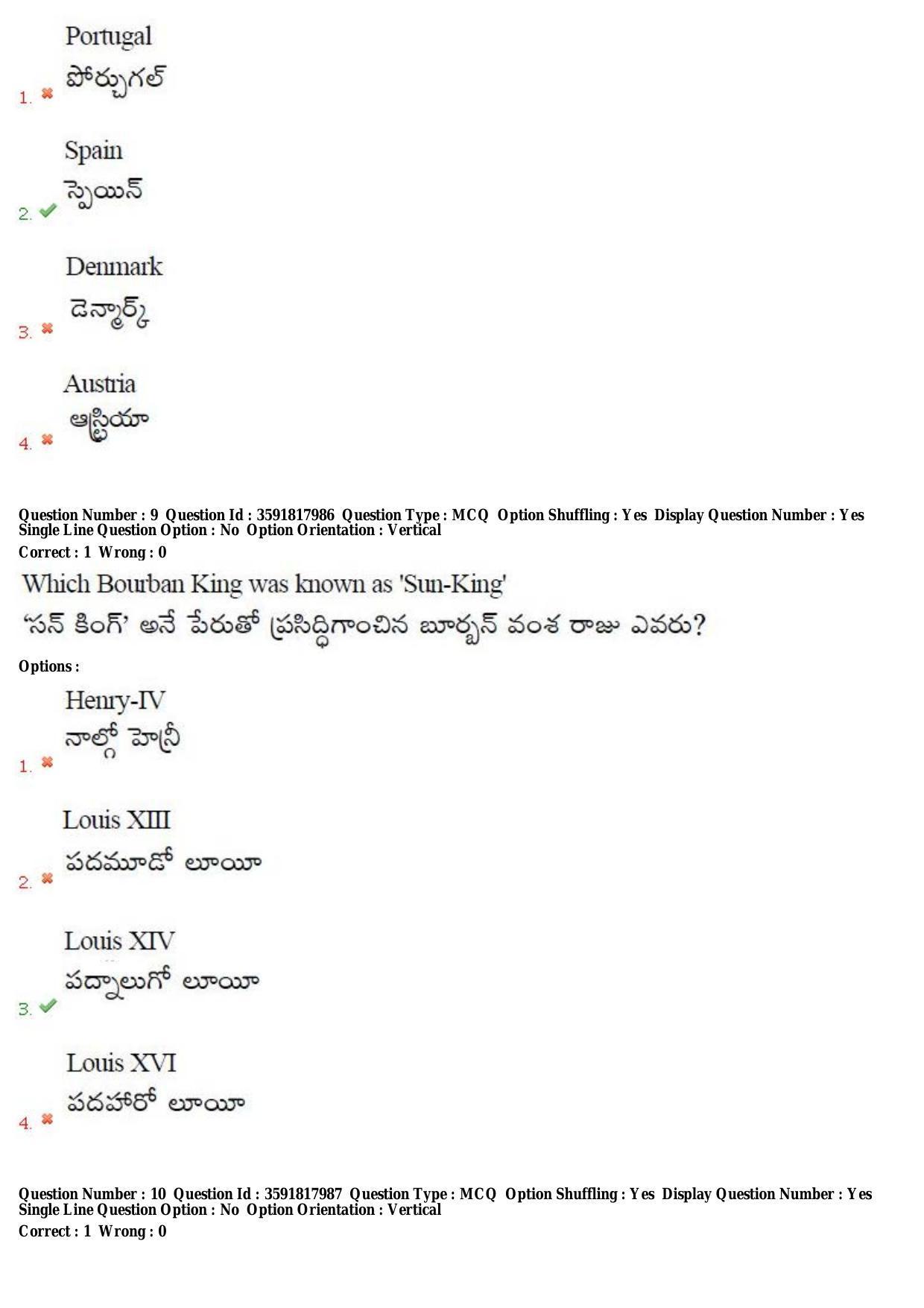 TS CPGET 2018 M.A. History (Shift 1) Question Paper with Answer Key - Page 6