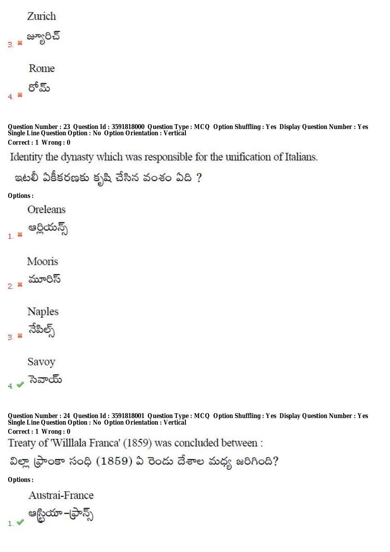 TS CPGET 2018 M.A. History (Shift 1) Question Paper with Answer Key - Page 14