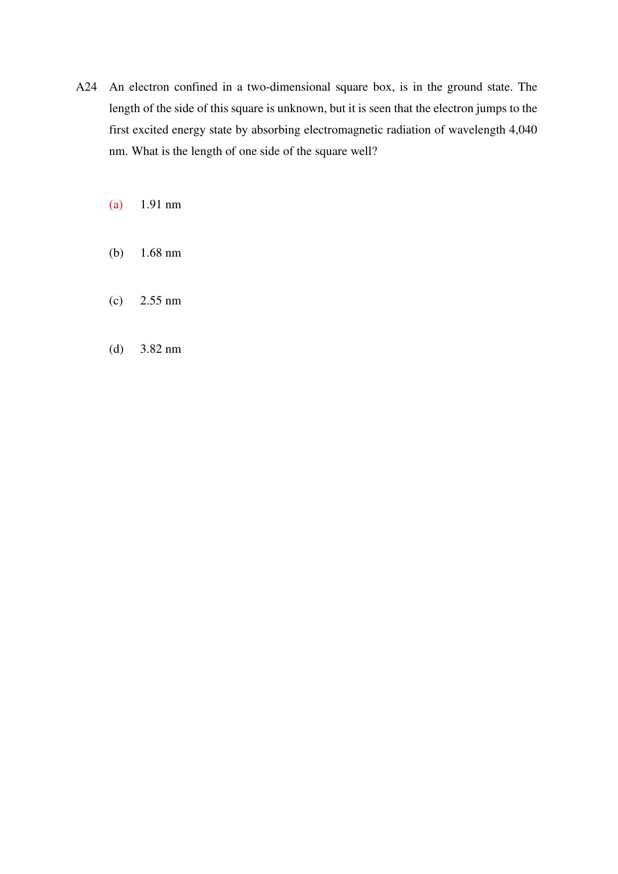 TIFR GS 2024 PhD Question Paper - Page 24
