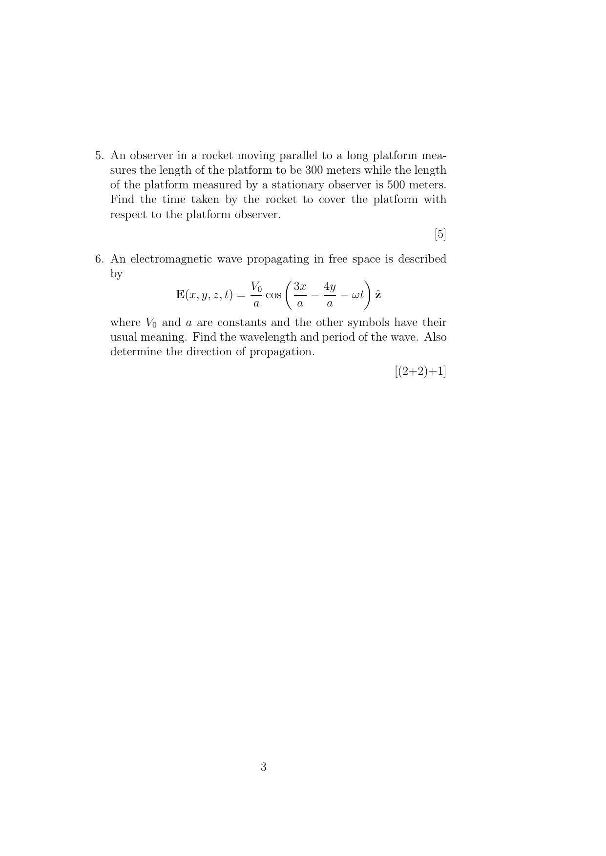 ISI Admission Test JRF in Physics and Applied Mathematics PHB 2017 Sample Paper - Page 2