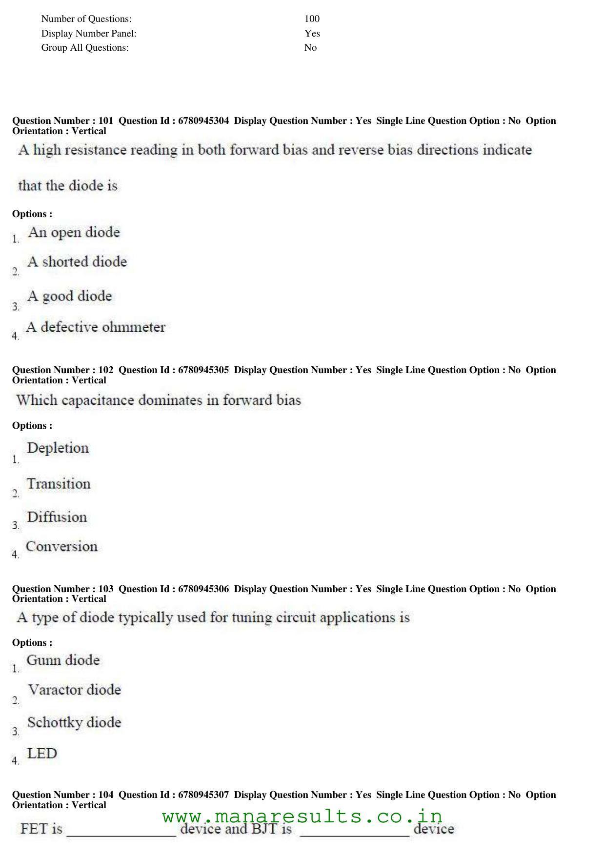 AP ECET 2017 Electronics Communication Engineering Old Previous Question Papers - Page 33