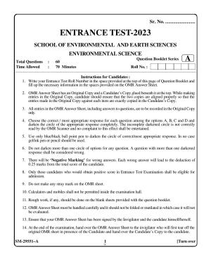 KUET 2023 M.Sc. Environmental Science Question Paper
