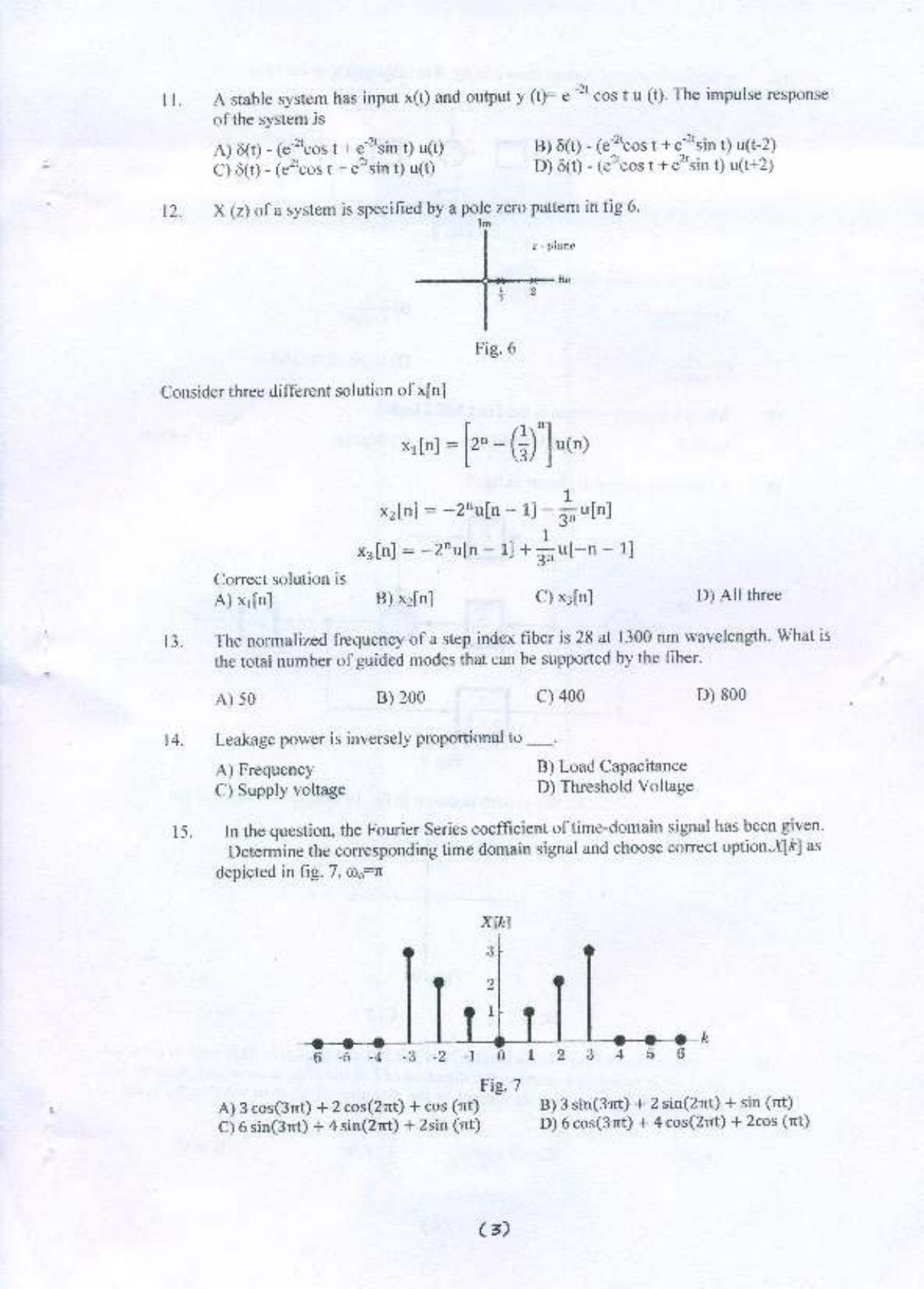 PU MPET Electronics and Communication Engineering 2015 Question Paper - Page 4