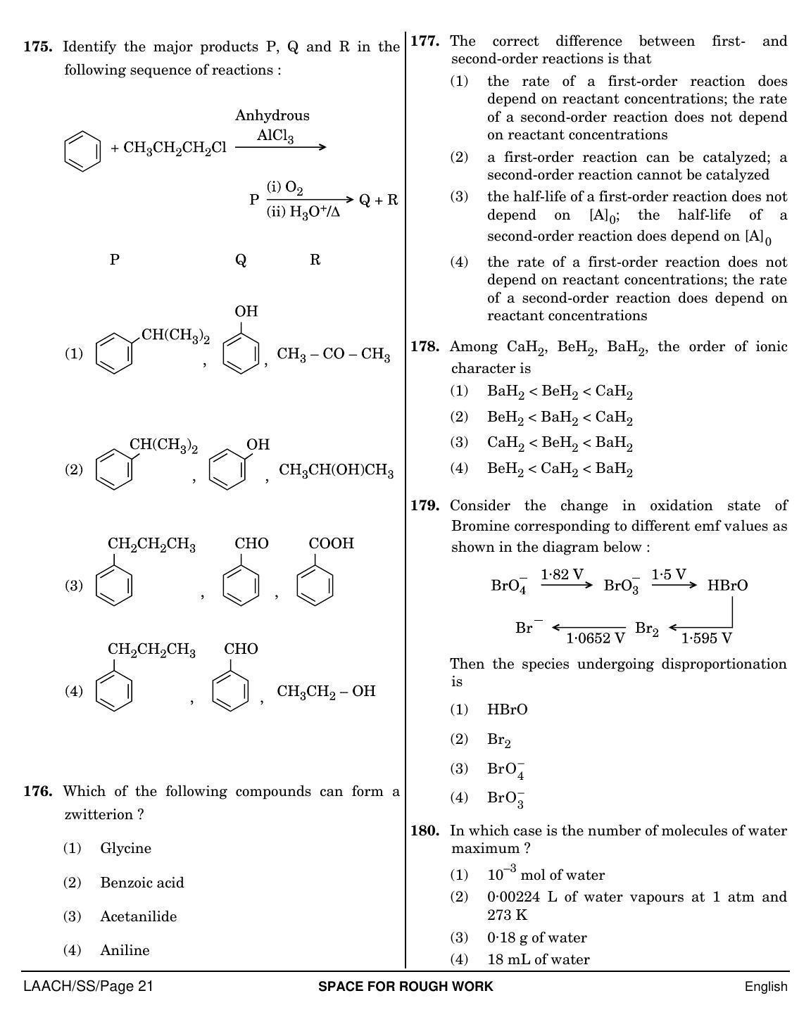 NEET English SS 2019 Question Paper - Page 21