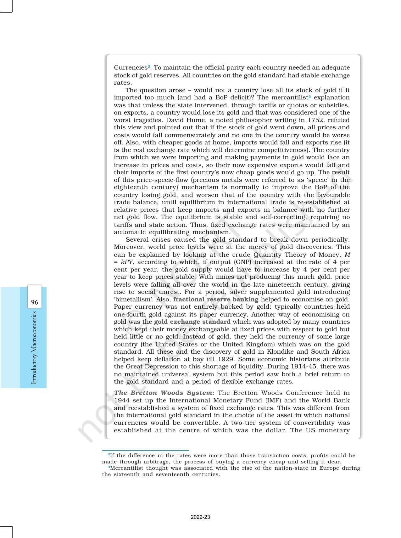 NCERT Book for Class 12 Economics (Macroeconomics) Chapter 6 Open Economy - Page 12