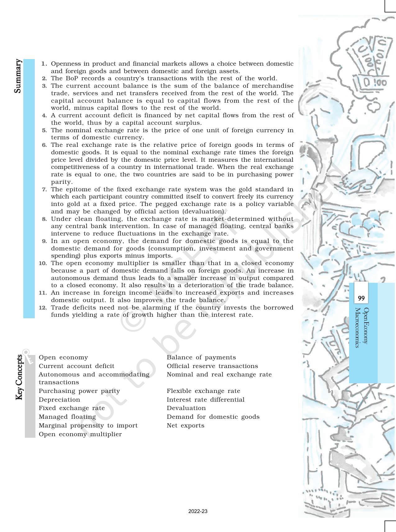 NCERT Book for Class 12 Economics (Macroeconomics) Chapter 6 Open Economy - Page 15