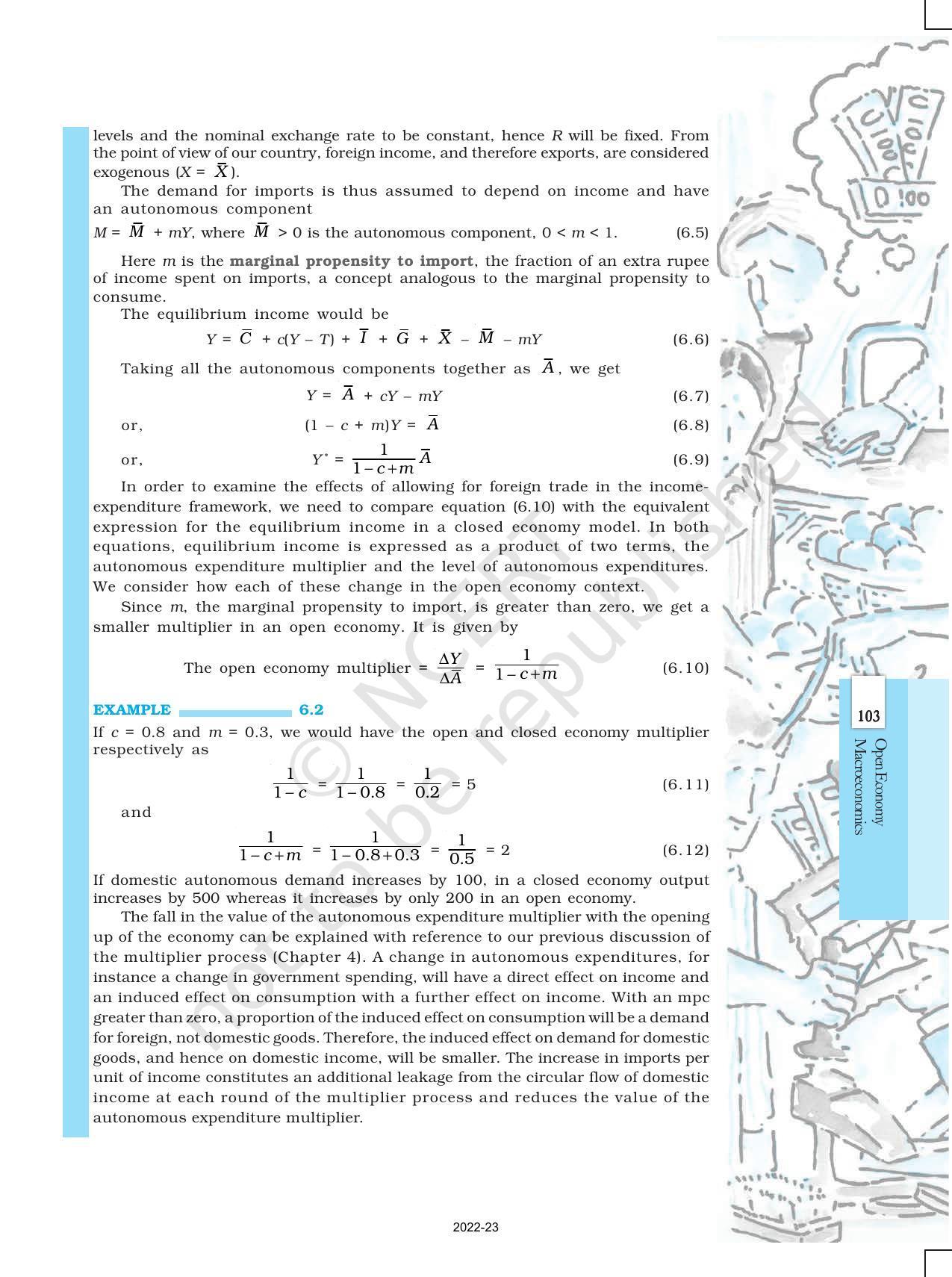 NCERT Book for Class 12 Economics (Macroeconomics) Chapter 6 Open Economy - Page 19