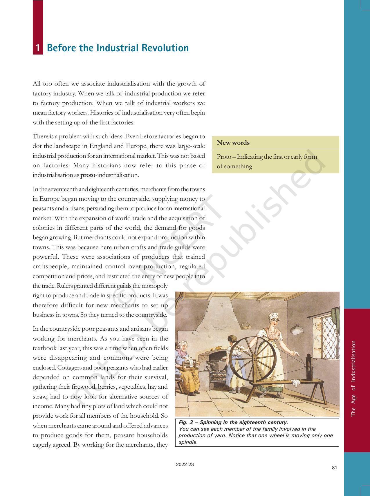 NCERT Book for Class 10 History Chapter 4 The Age of Industrialisation - Page 3