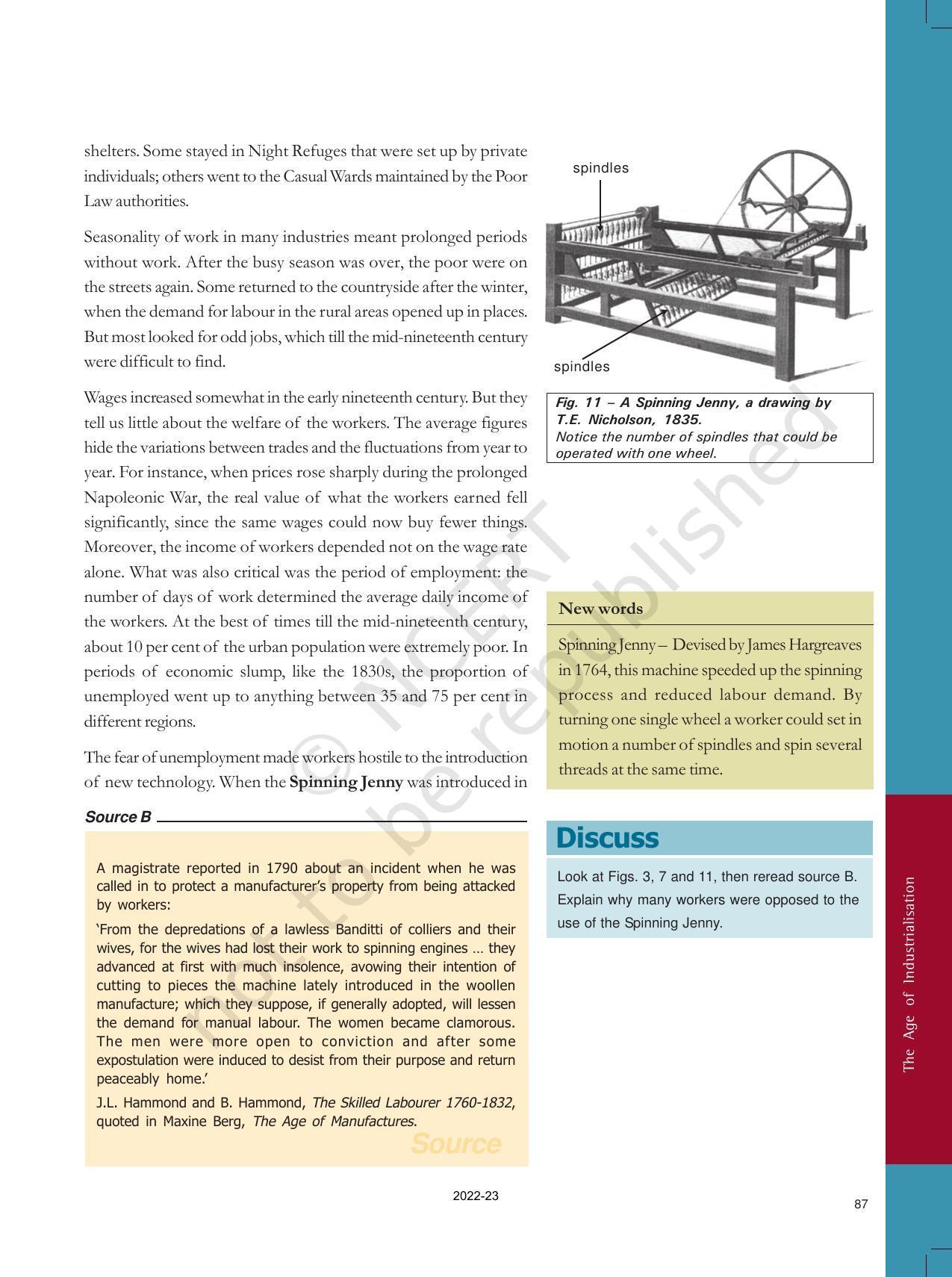 NCERT Book for Class 10 History Chapter 4 The Age of Industrialisation - Page 9