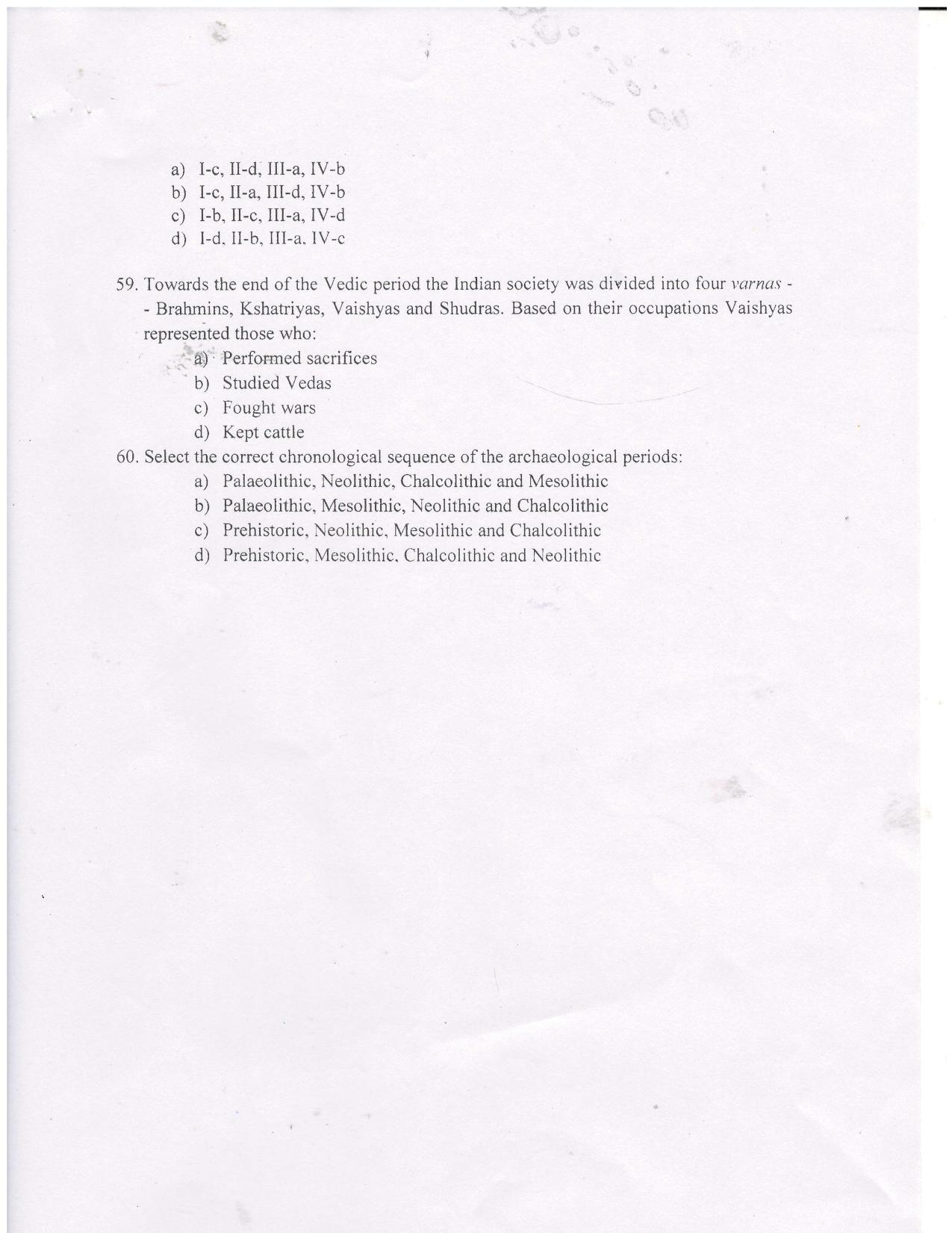KUET 2024 M.A. Archeology Question Paper - Page 22